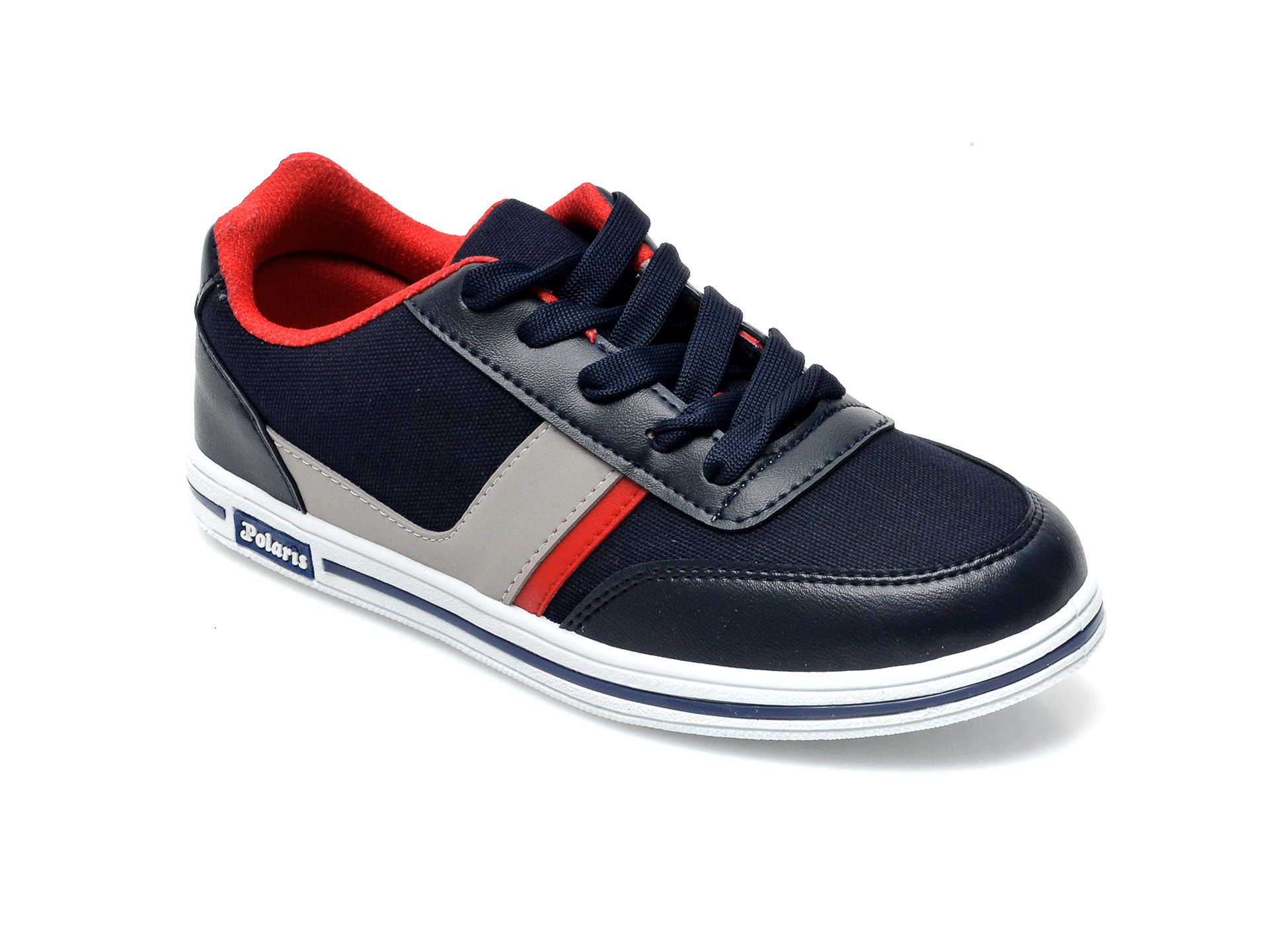 Pantofi sport POLARIS bleumarin, 520121, din material textil si piele ecologica /copii/incaltaminte
