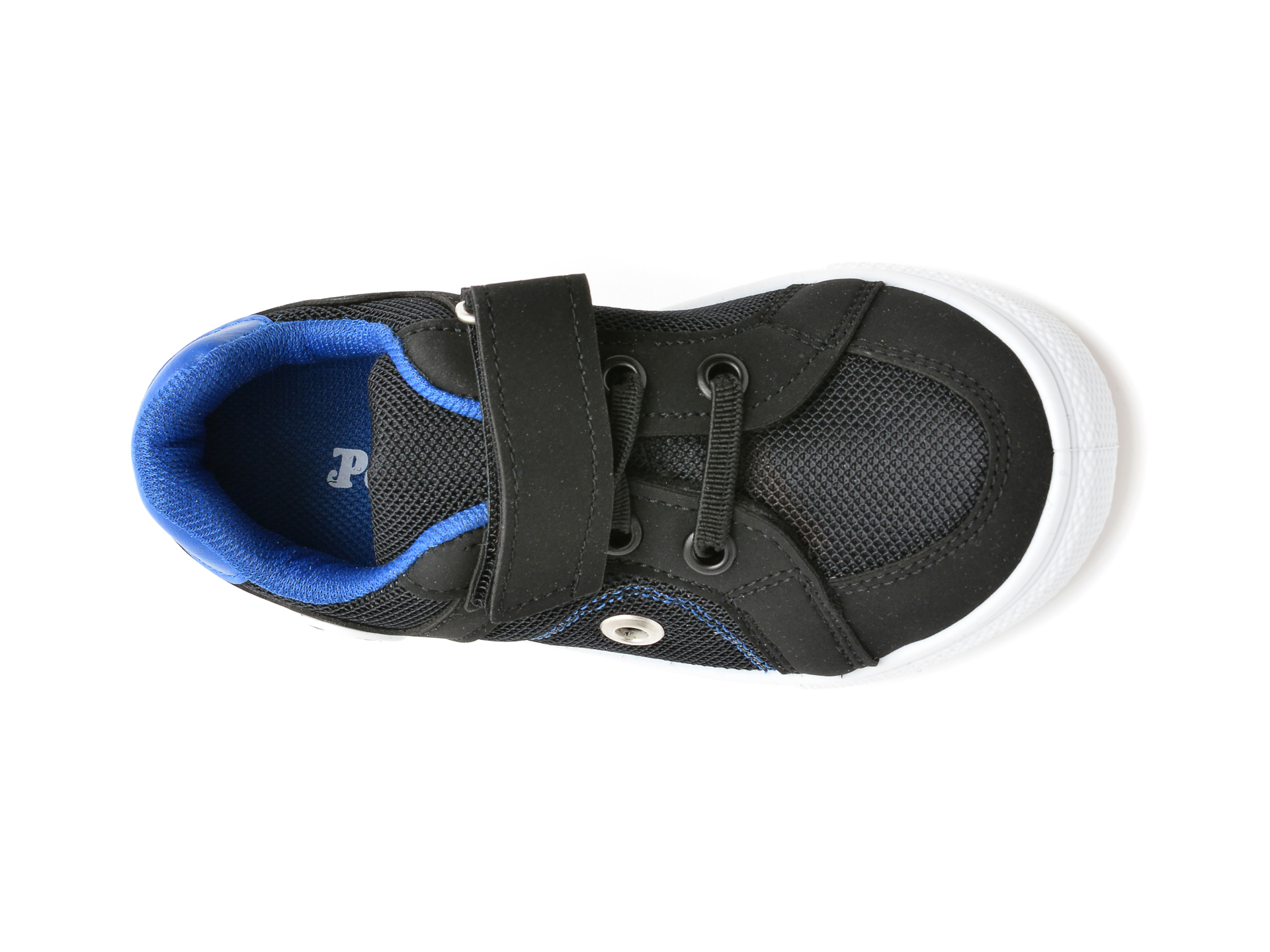 Pantofi sport POLARIS negri, 520138, din material textil si piele ecologica - 6
