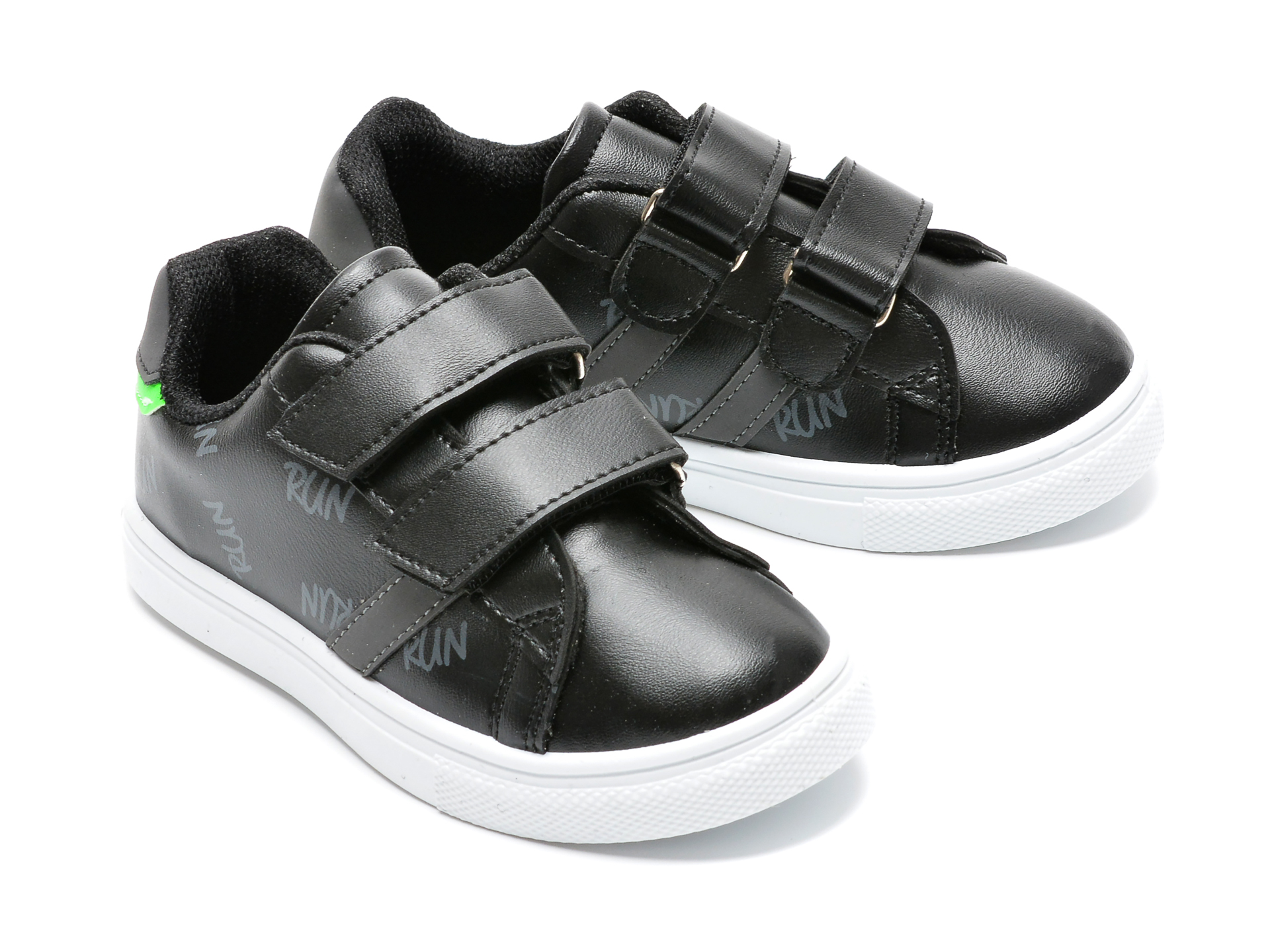 Pantofi sport POLARIS negri, 520139, din piele ecologica - 4