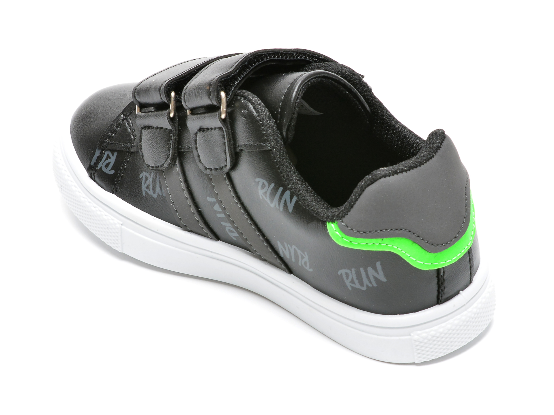 Pantofi sport POLARIS negri, 520139, din piele ecologica - 5