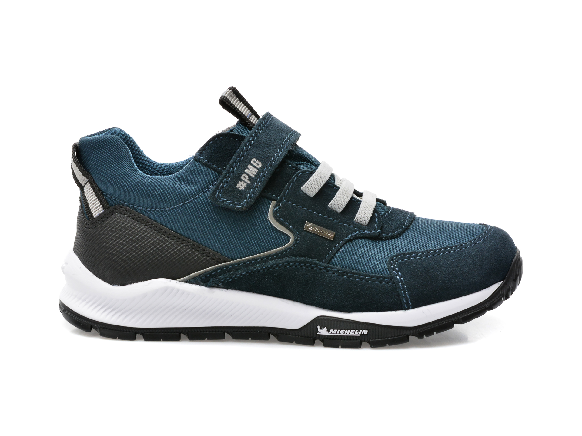 Pantofi sport PRIMIGI bleumarin, 29201, din material textil si piele intoarsa - 1