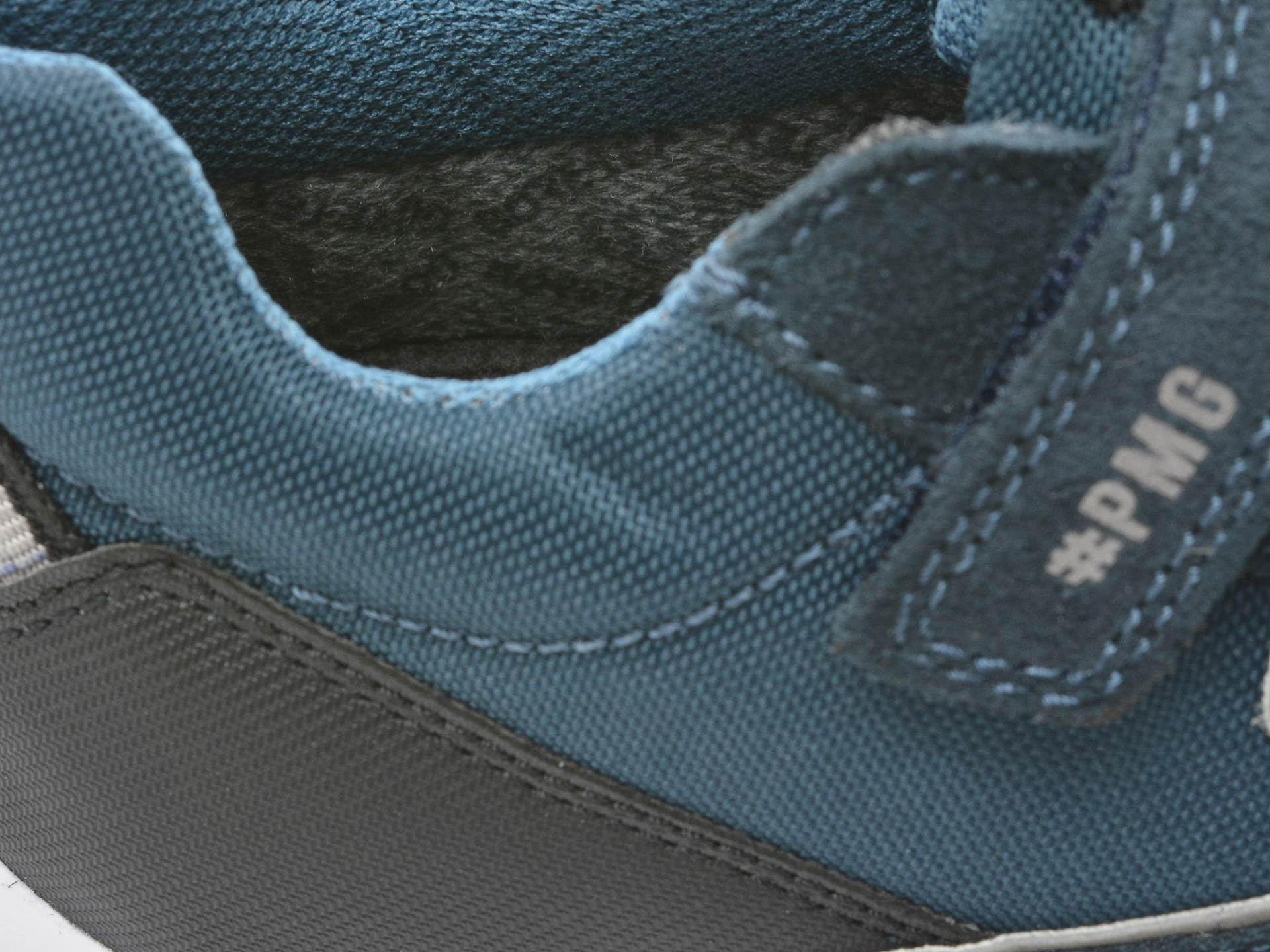 Pantofi sport PRIMIGI bleumarin, 29201, din material textil si piele intoarsa - 3