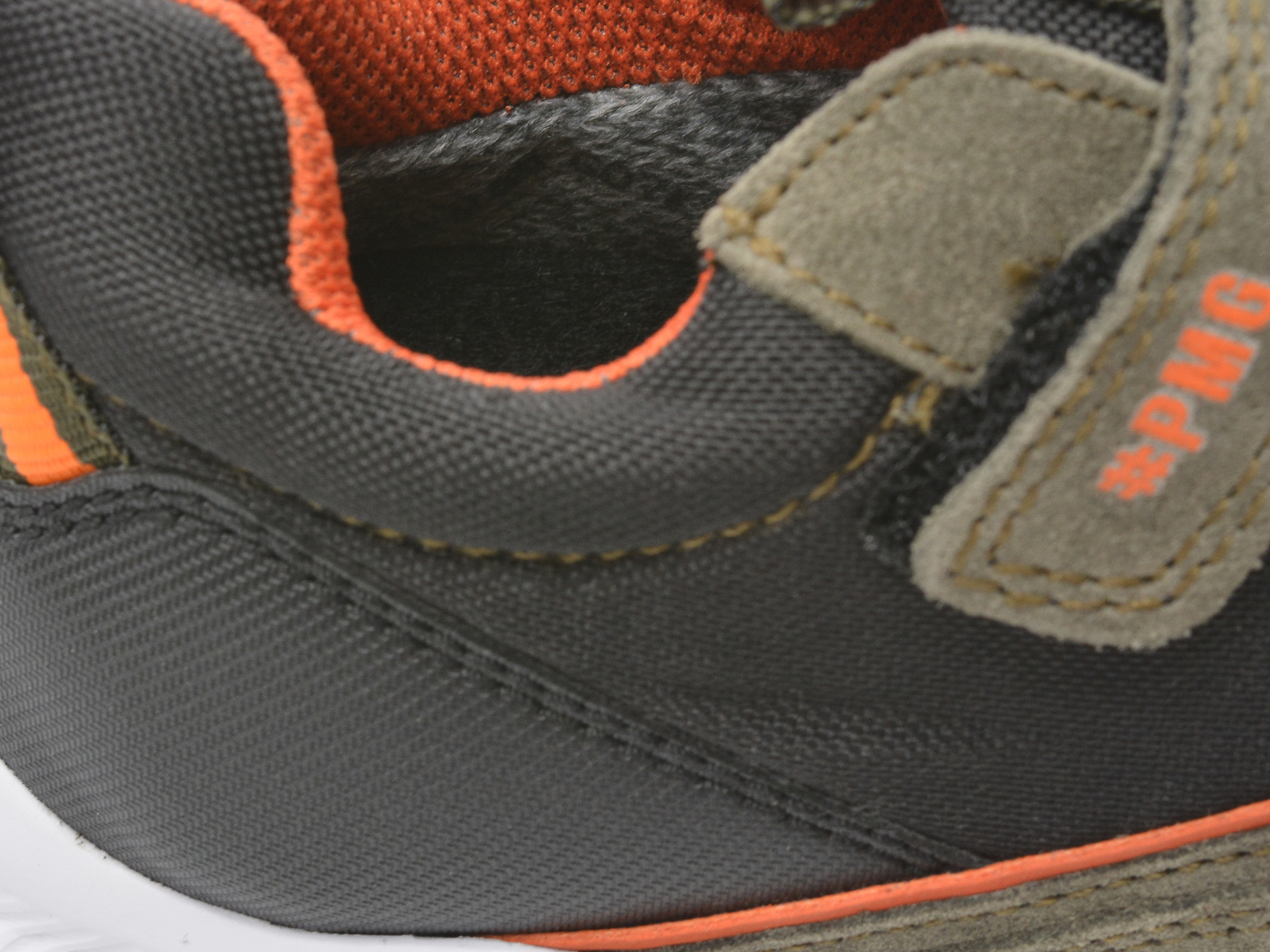 Pantofi sport PRIMIGI kaki, 29201, din piele intoarsa si material textil - 3