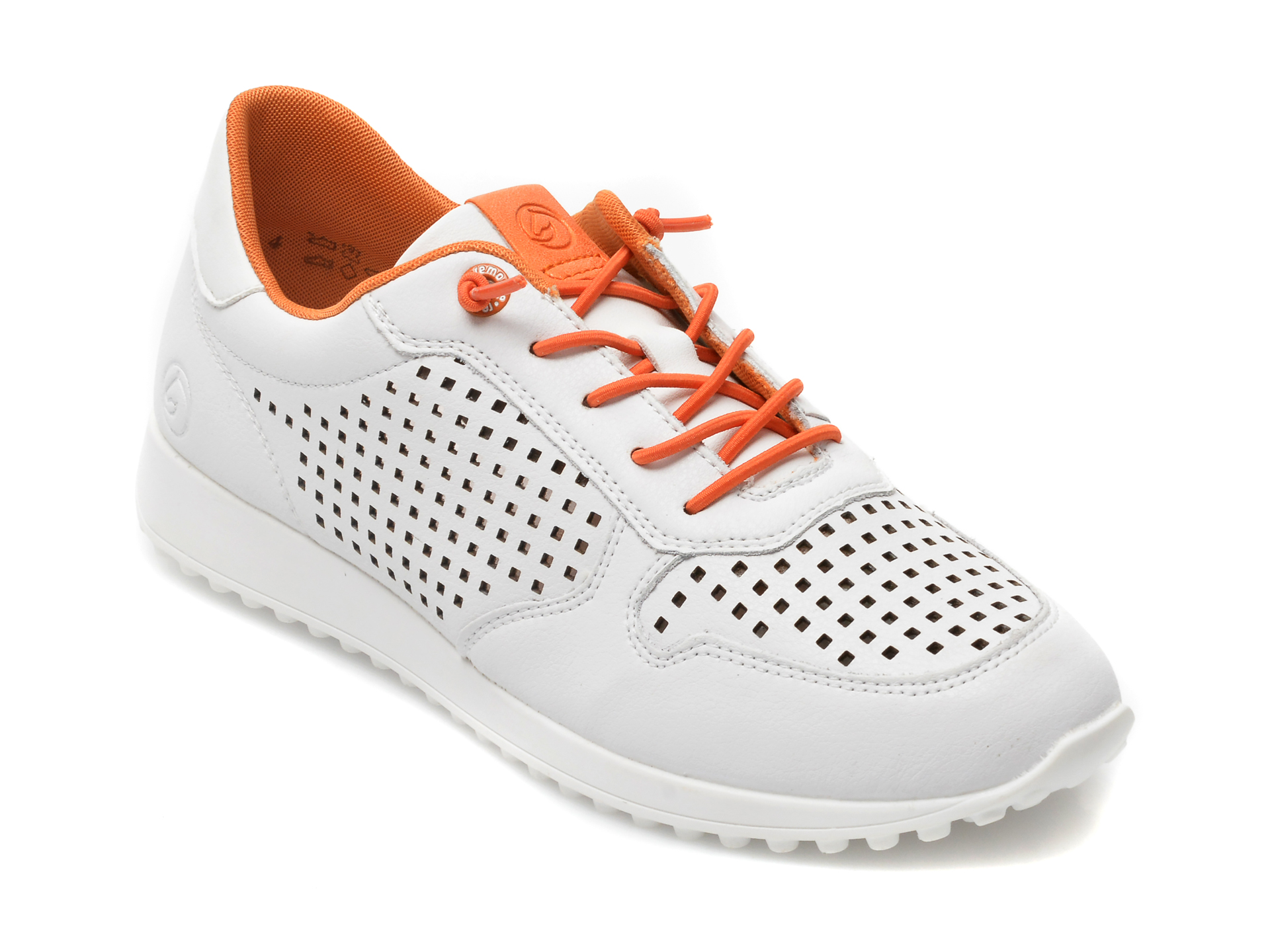 Pantofi sport REMONTE albi, D3103, din piele naturala /femei/pantofi