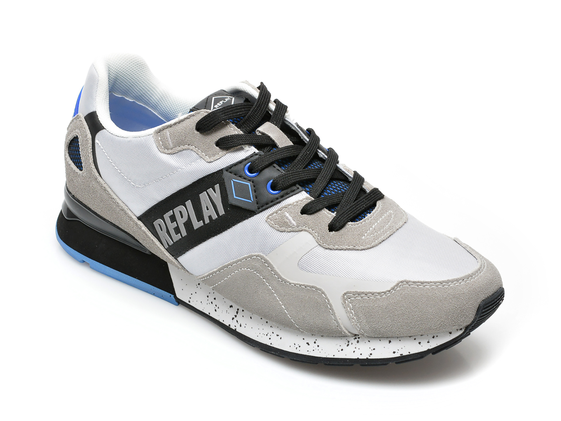 Pantofi sport REPLAY gri, MS1D39T, din material textil si piele ecologica 2023 ❤️ Pret Super Black Friday otter.ro imagine noua 2022