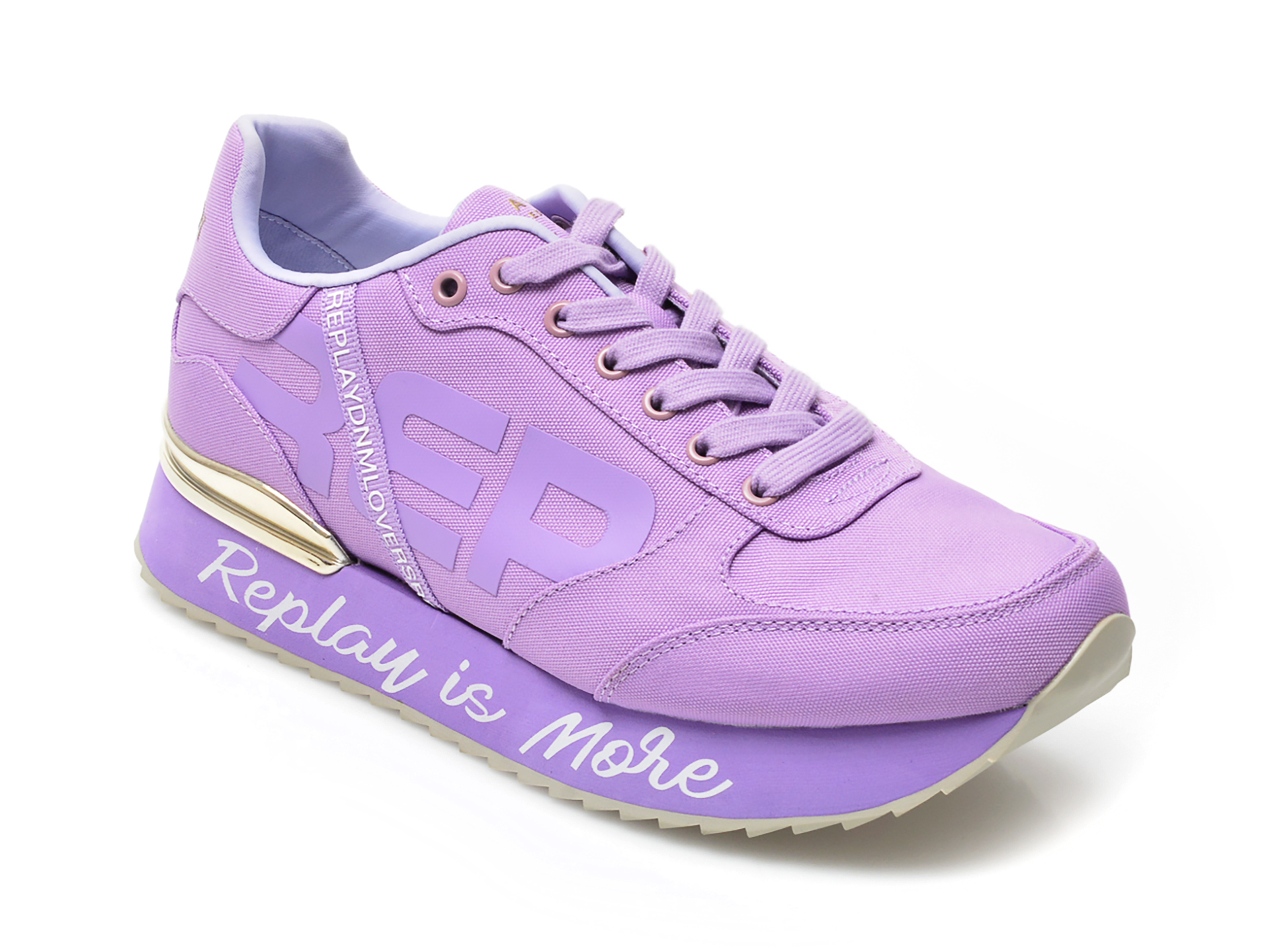 Pantofi sport REPLAY mov, WS6365T, din material textil /femei/pantofi imagine noua