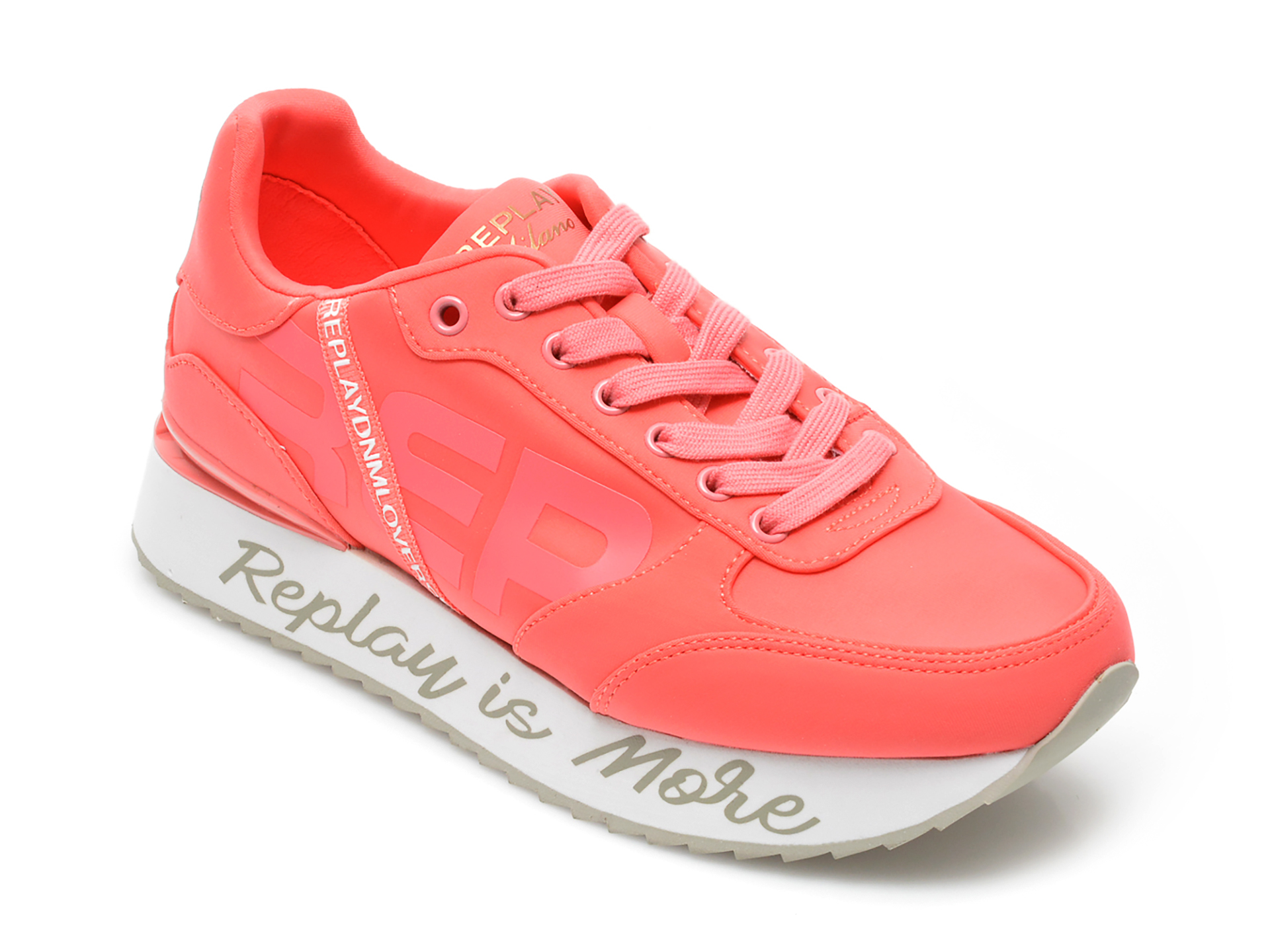 Pantofi sport REPLAY portocalii, WS6364T, din material textil /femei/pantofi imagine noua