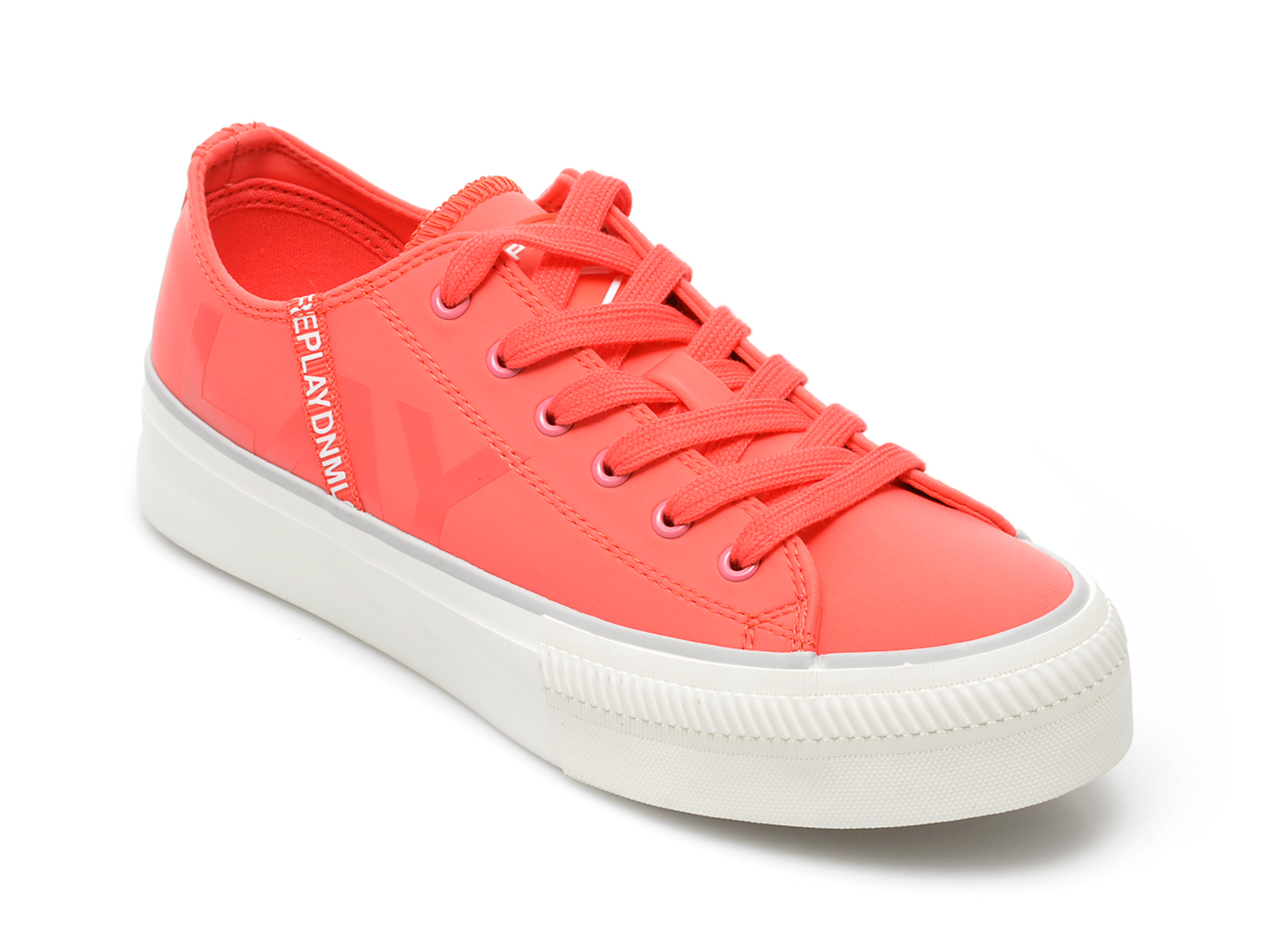 Pantofi sport REPLAY portocalii, WV1G14T, din material textil /femei/pantofi