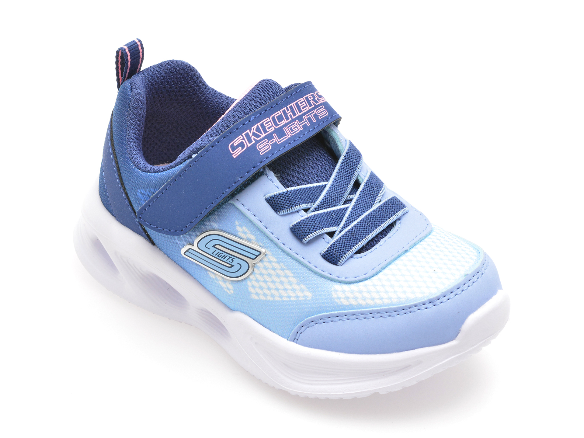 Pantofi sport SKECHERS albastri, 303714N, din material textil