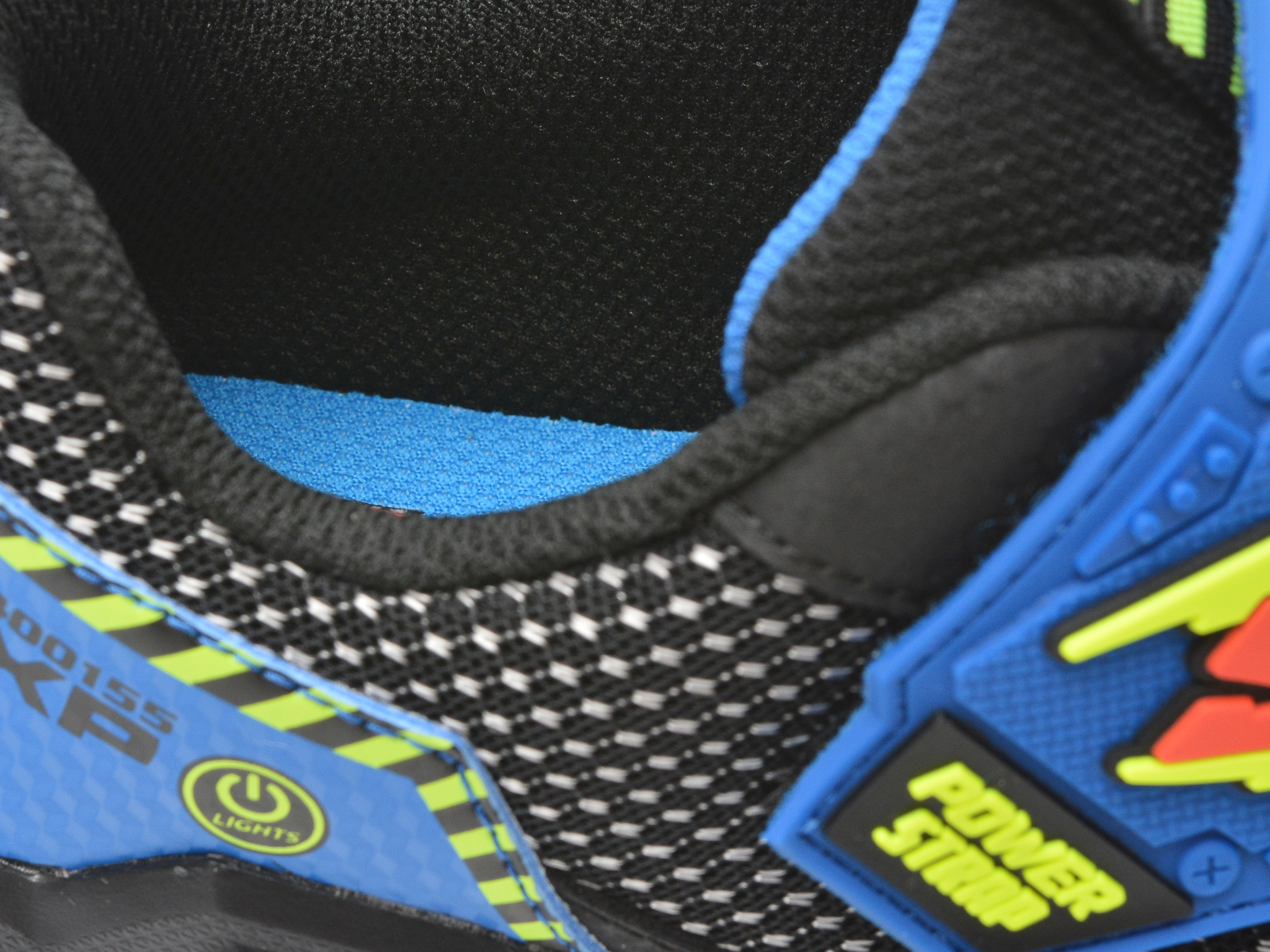 Pantofi sport SKECHERS albastri, ADVENTURE TRACK, din piele ecologica si material textil - 3