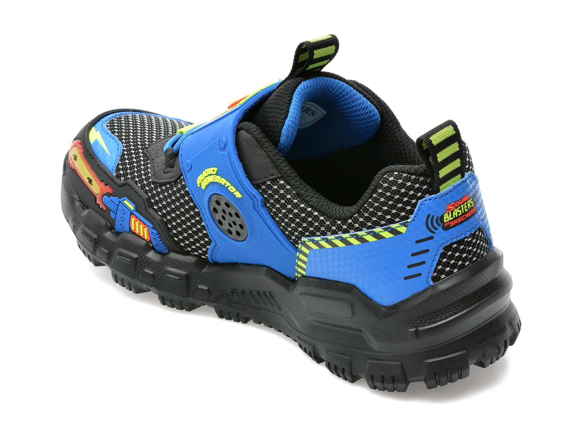 Pantofi sport SKECHERS albastri, ADVENTURE TRACK, din piele ecologica si material textil - 5