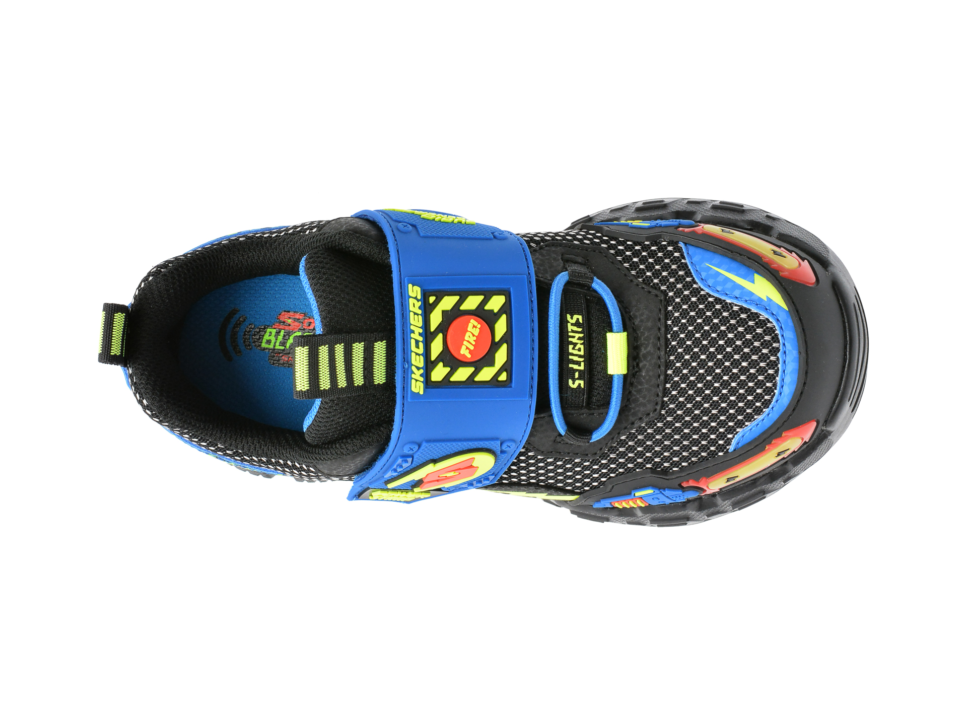 Pantofi sport SKECHERS albastri, ADVENTURE TRACK, din piele ecologica si material textil - 6