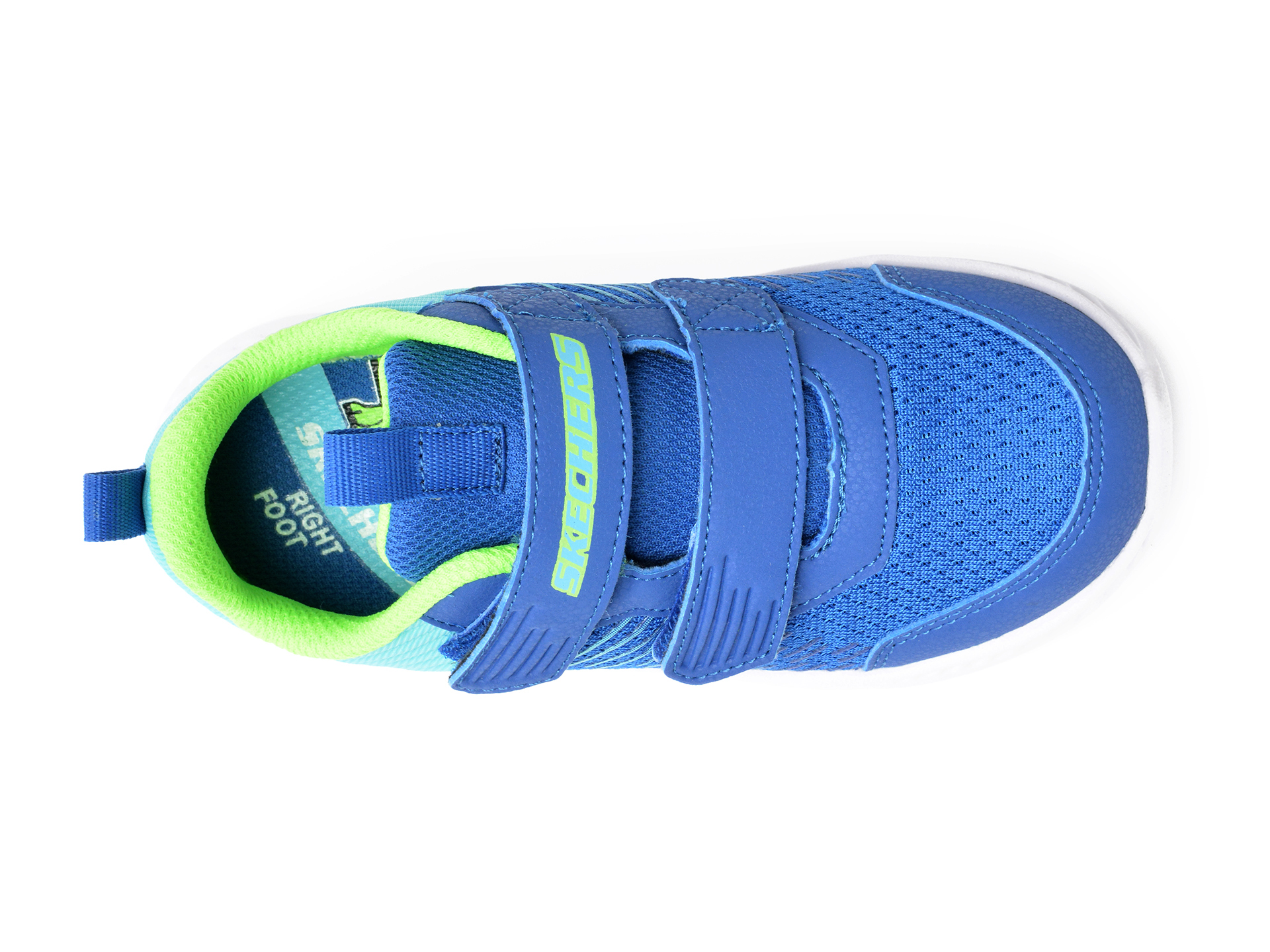Pantofi sport SKECHERS albastri, Comfy Flex 2.0 Micro-Rush, din material textil - 6
