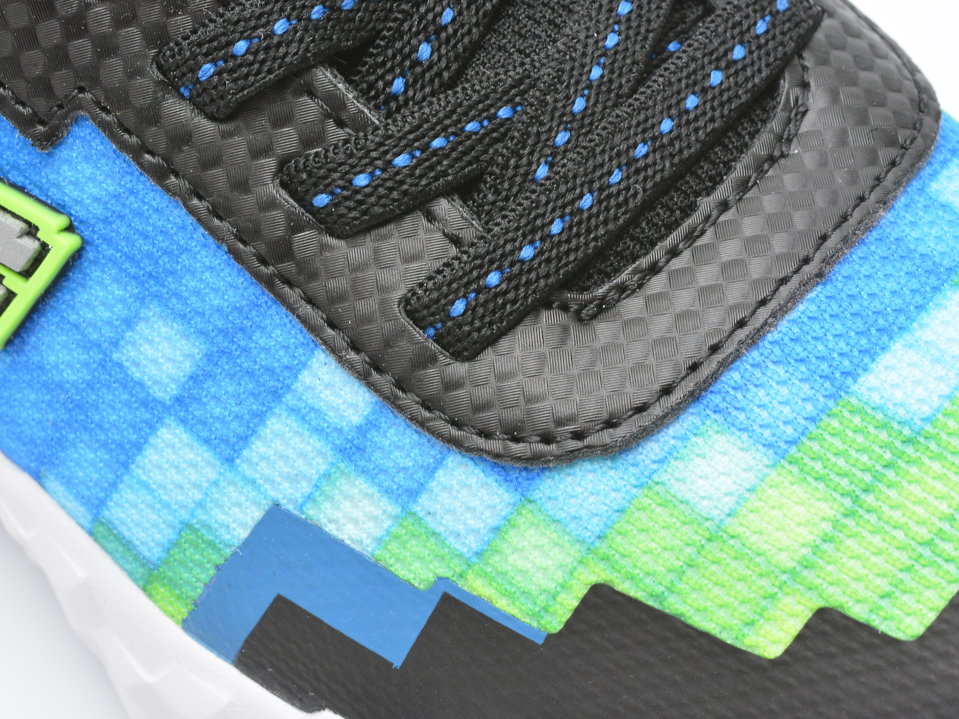 Pantofi sport SKECHERS albastri, MEGA-CRAFT 2.0, din material textil si piele ecologica - 2