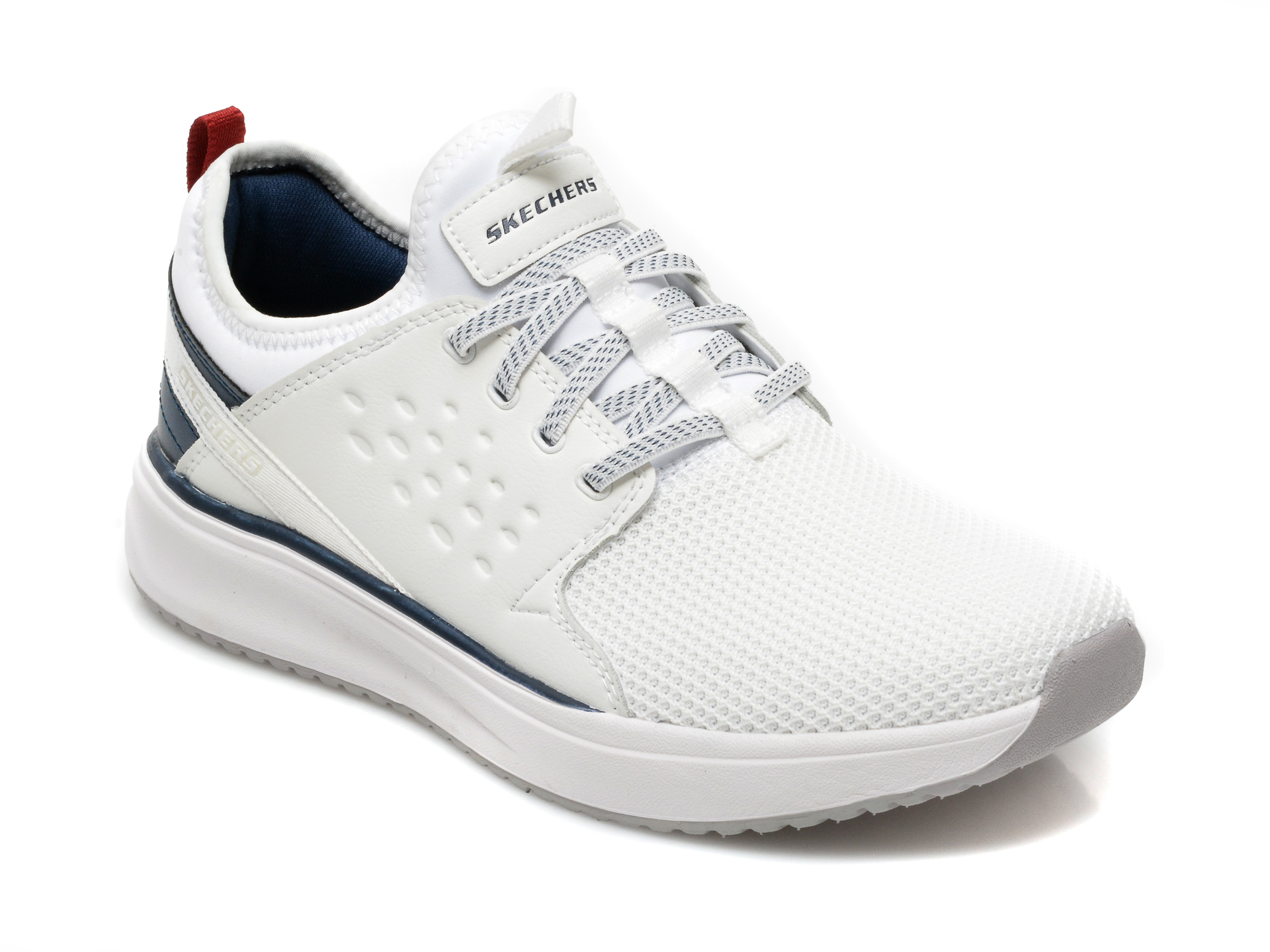 Pantofi sport SKECHERS albi, CROWDER, din material textil 2023 ❤️ Pret Super Black Friday otter.ro imagine noua 2022