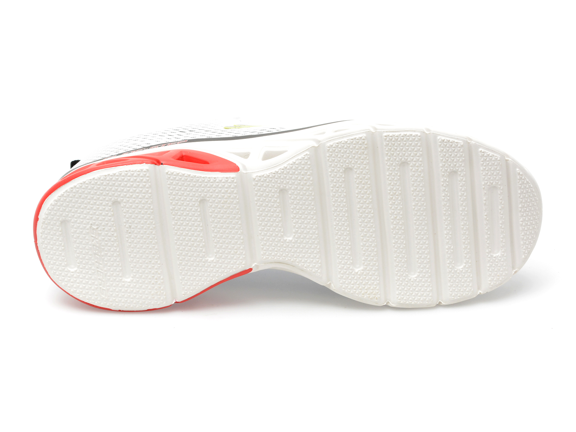 Pantofi sport SKECHERS albi, GLIDE-STEP SPORT, din material textil