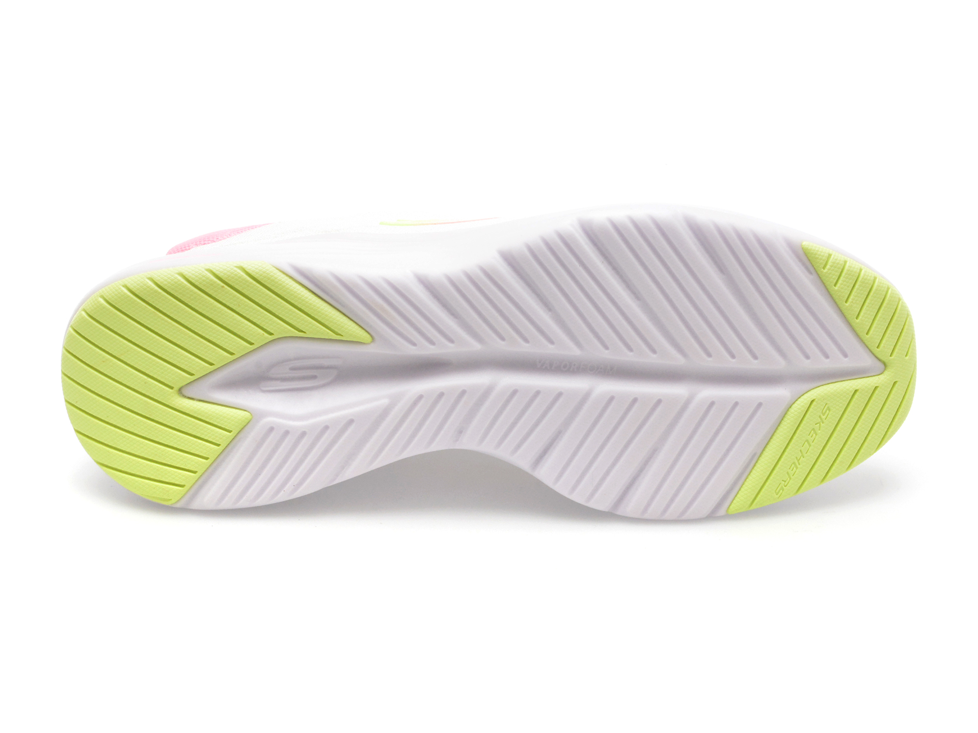 Pantofi sport SKECHERS albi, VAPOR FOAM, din material textil