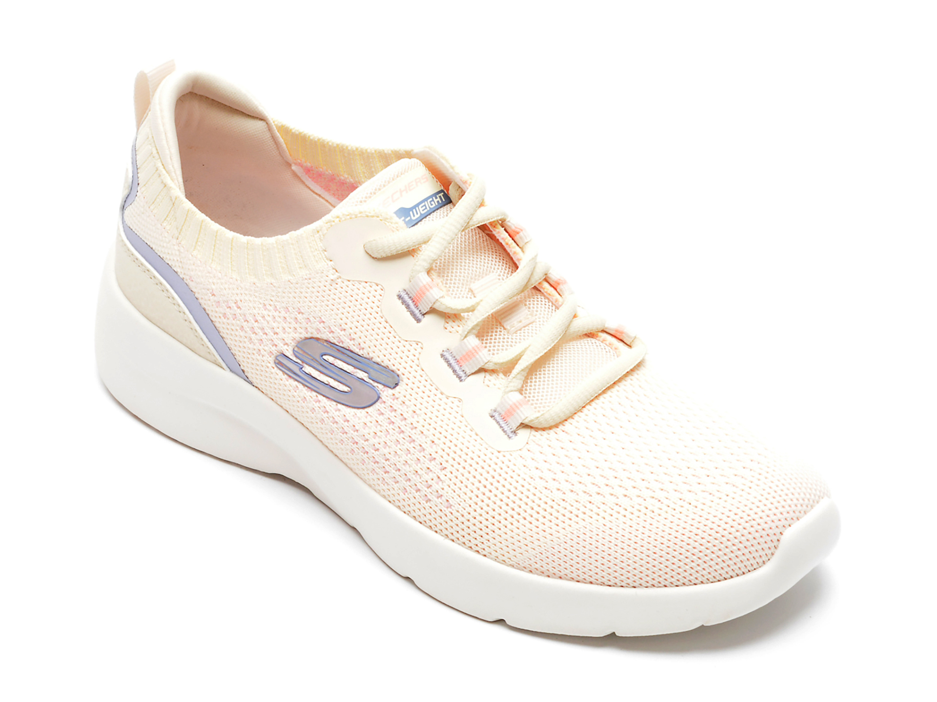 Pantofi sport SKECHERS bej, DYNAMIGHT 2, din material textil /femei/pantofi imagine noua