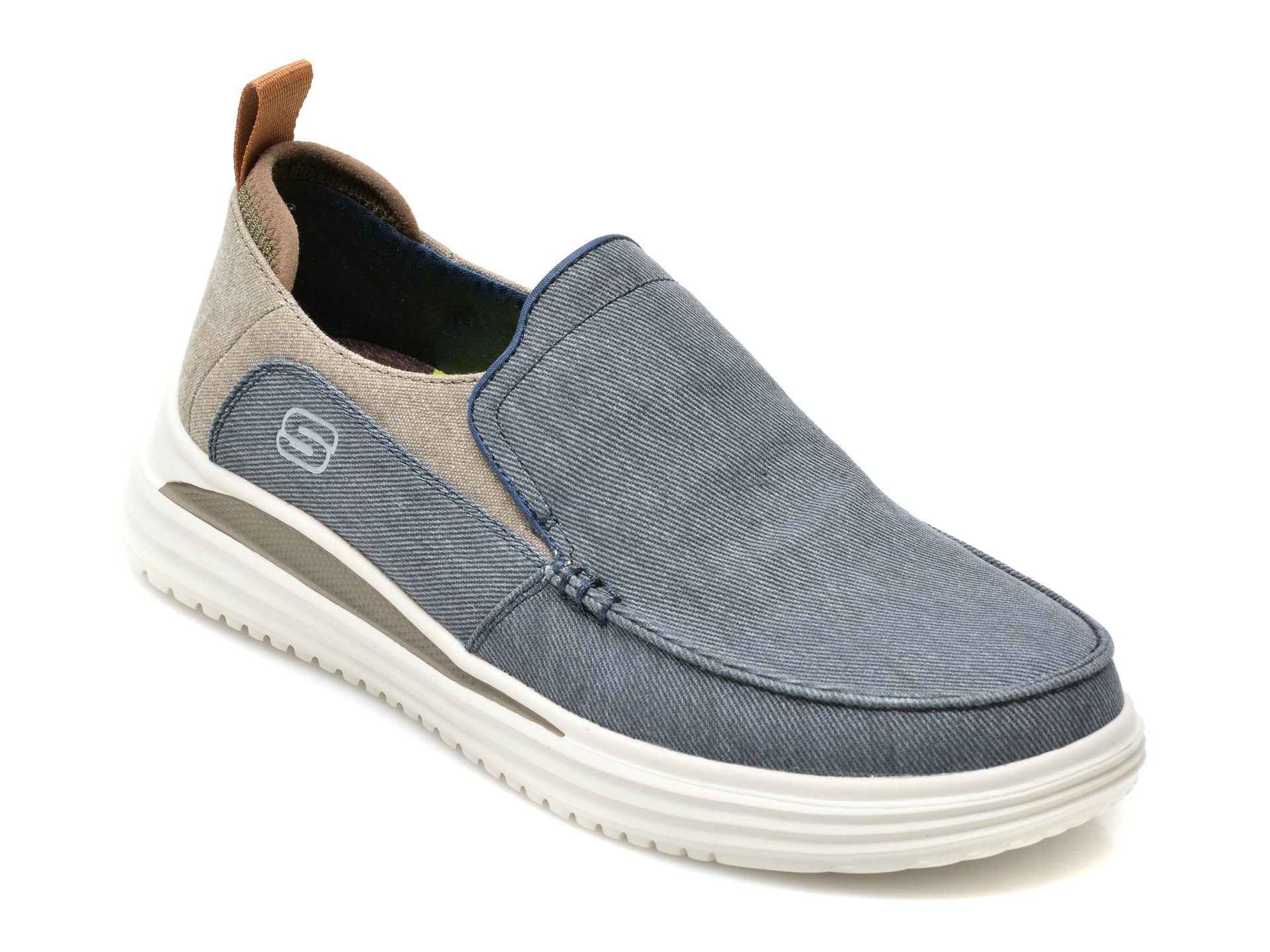 Pantofi sport SKECHERS bleumarin, 204472, din material textil otter imagine noua