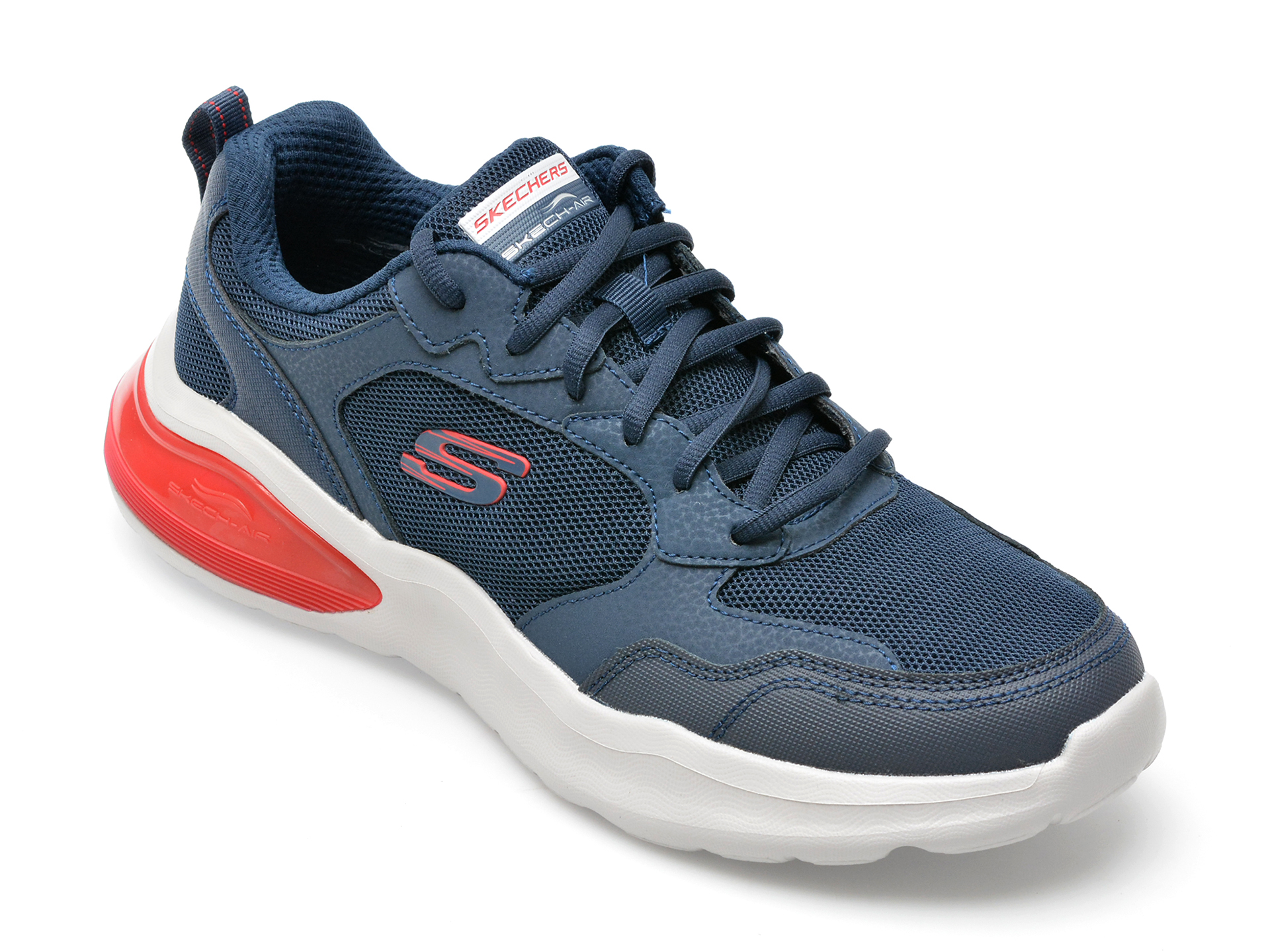 Pantofi sport SKECHERS bleumarin, AIR CUSHIONING, din material textil BARBATI 2023-09-28