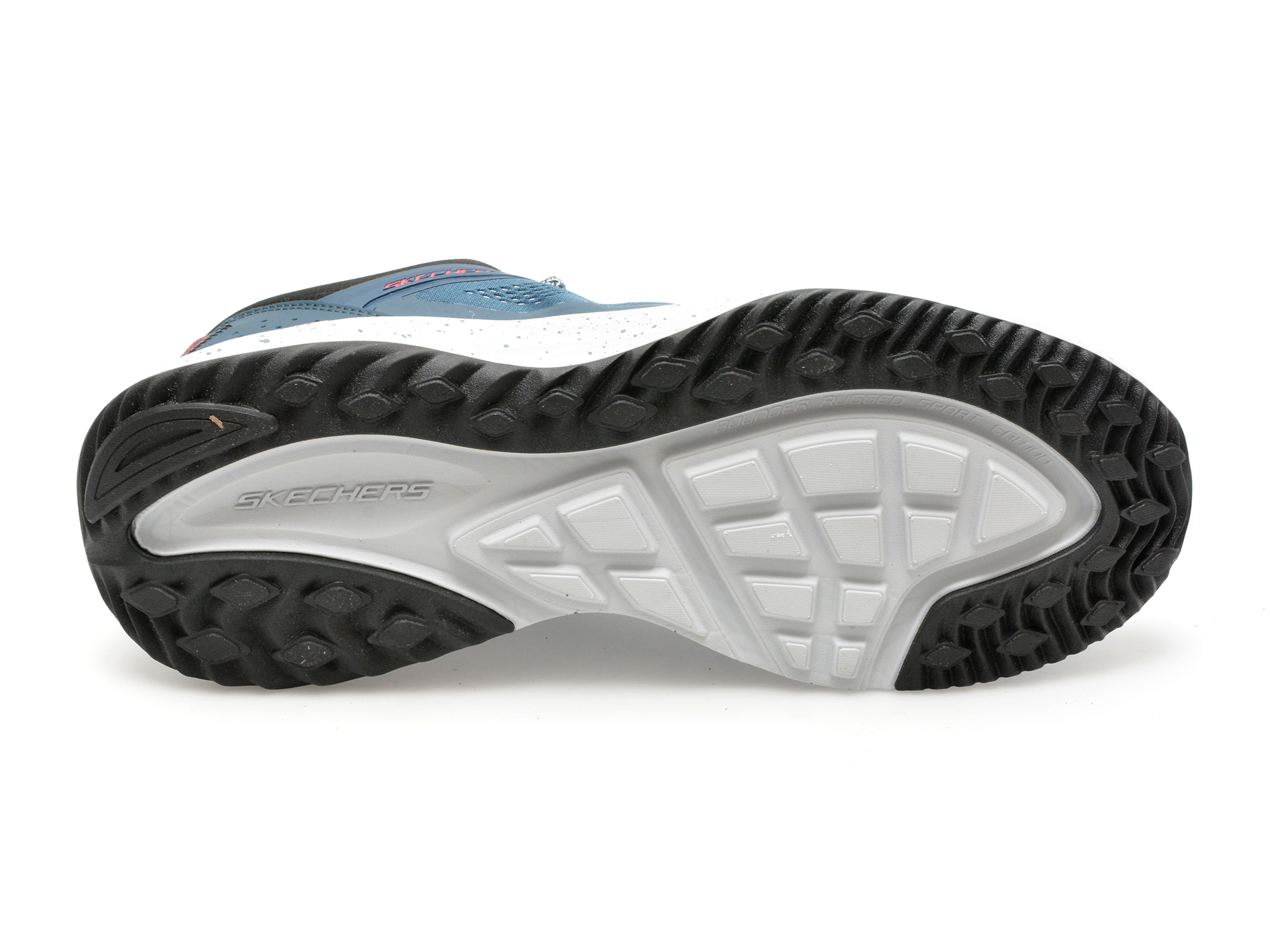 Pantofi sport SKECHERS bleumarin, BOUNDER RSE, din piele ecologica