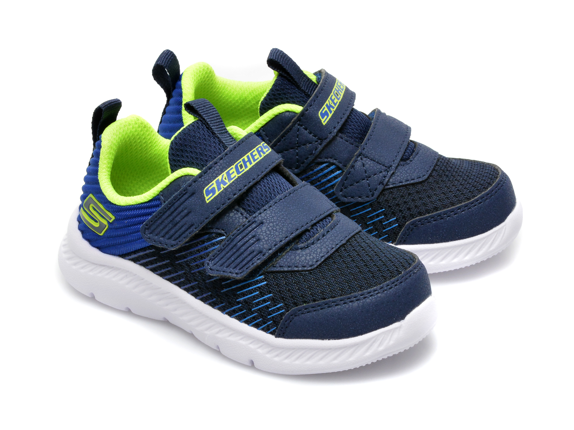 Pantofi sport SKECHERS bleumarin, Comfy Flex 2.0 Micro-Rush, din material textil - 4