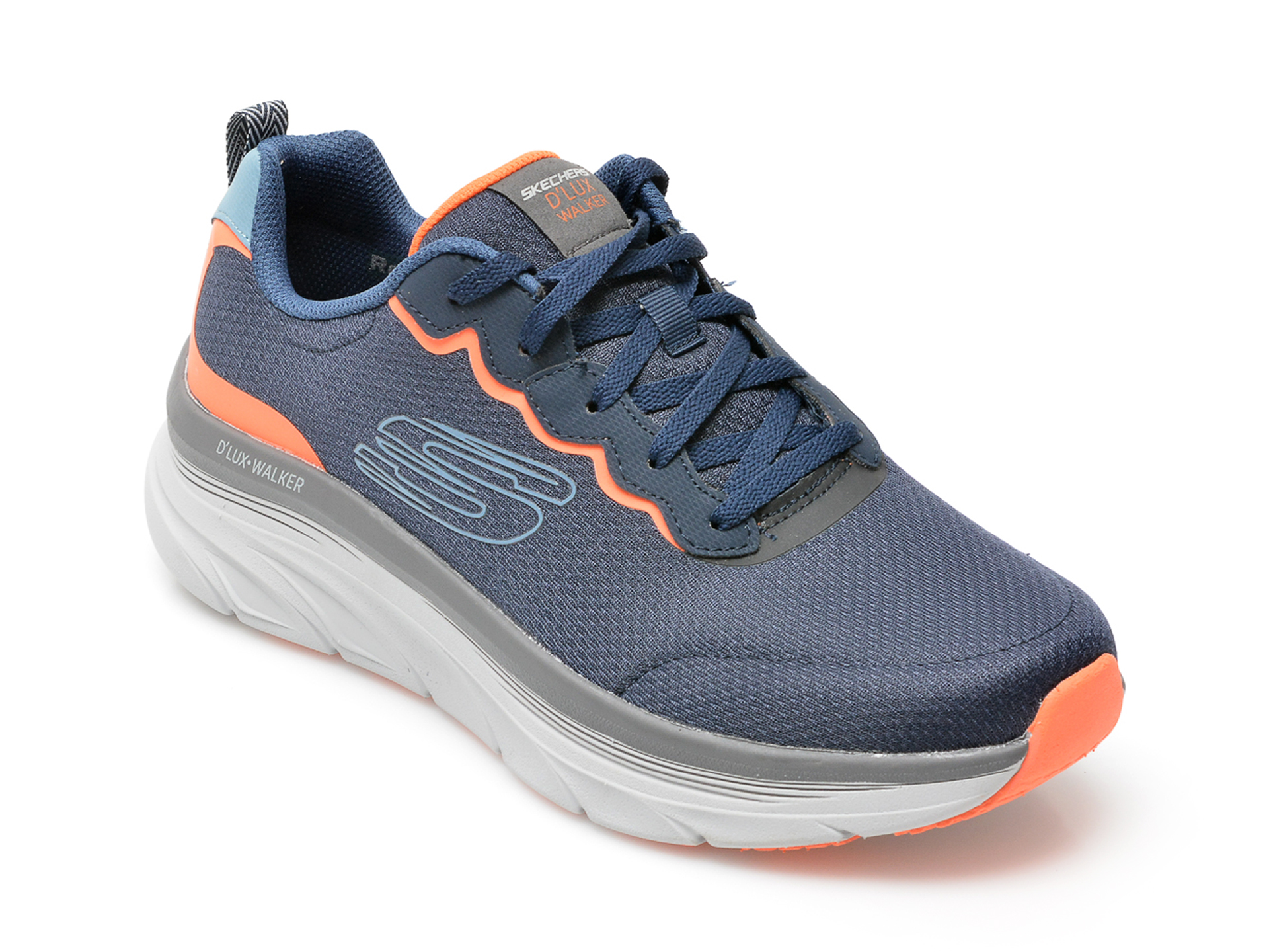 Pantofi sport SKECHERS bleumarin, D LUX WALKER, din material textil 2022 ❤️ Pret Super otter.ro imagine noua 2022