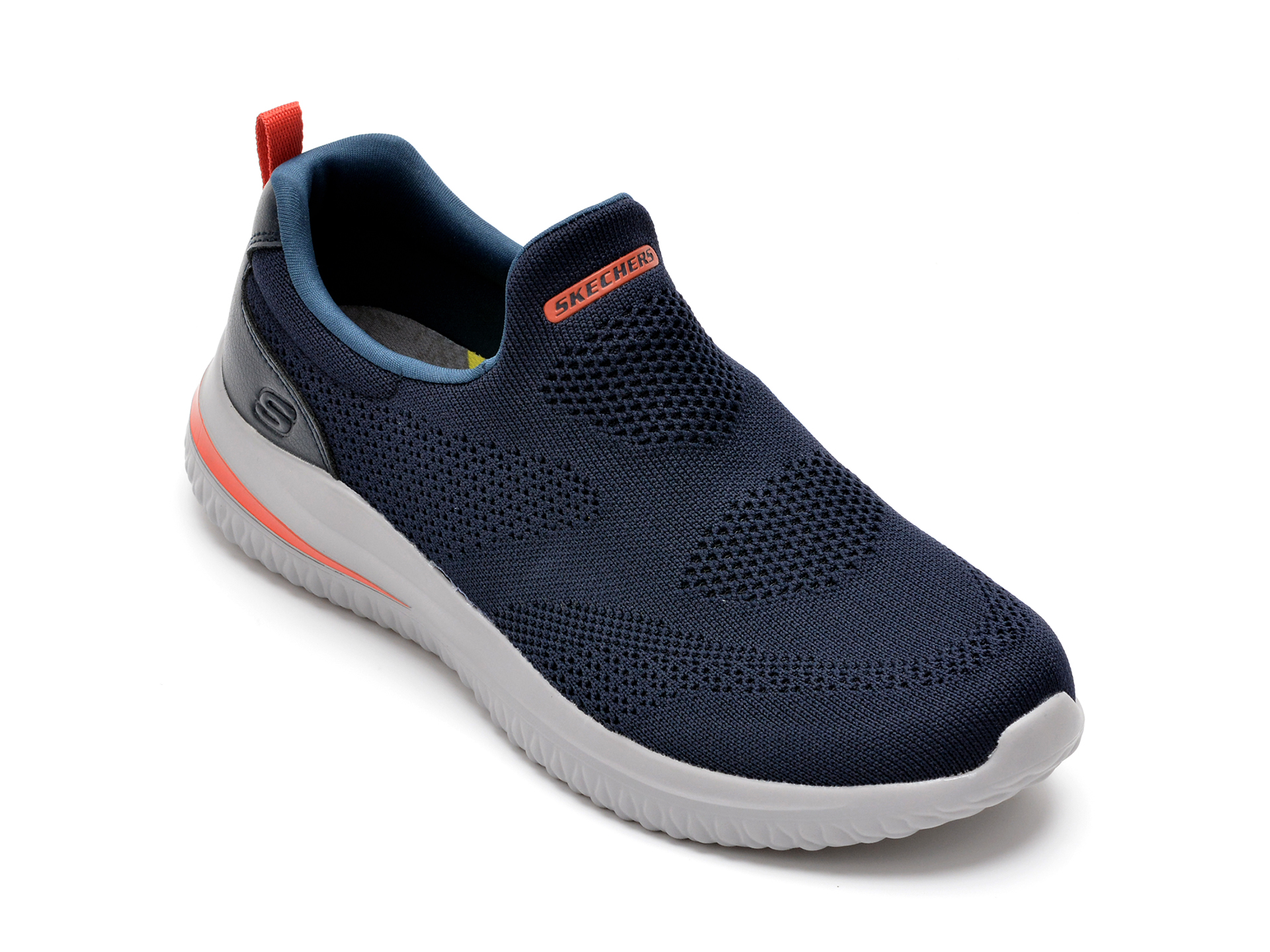 Pantofi sport SKECHERS bleumarin, DELSON 3, din material textil si piele ecologica 2022 ❤️ Pret Super Black Friday otter.ro imagine noua 2022