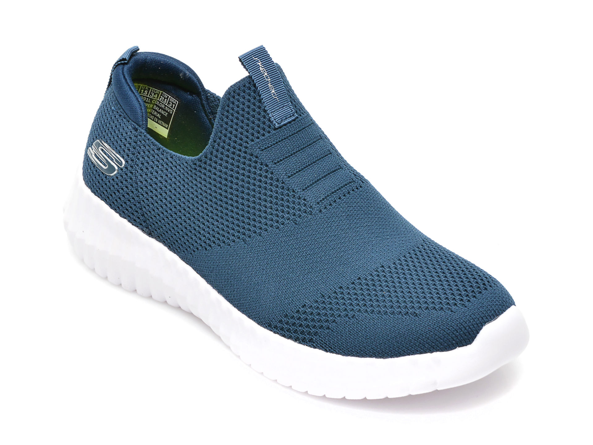 Pantofi sport SKECHERS bleumarin, ELITE FLEX, din material textil imagine reduceri black friday 2021 otter.ro
