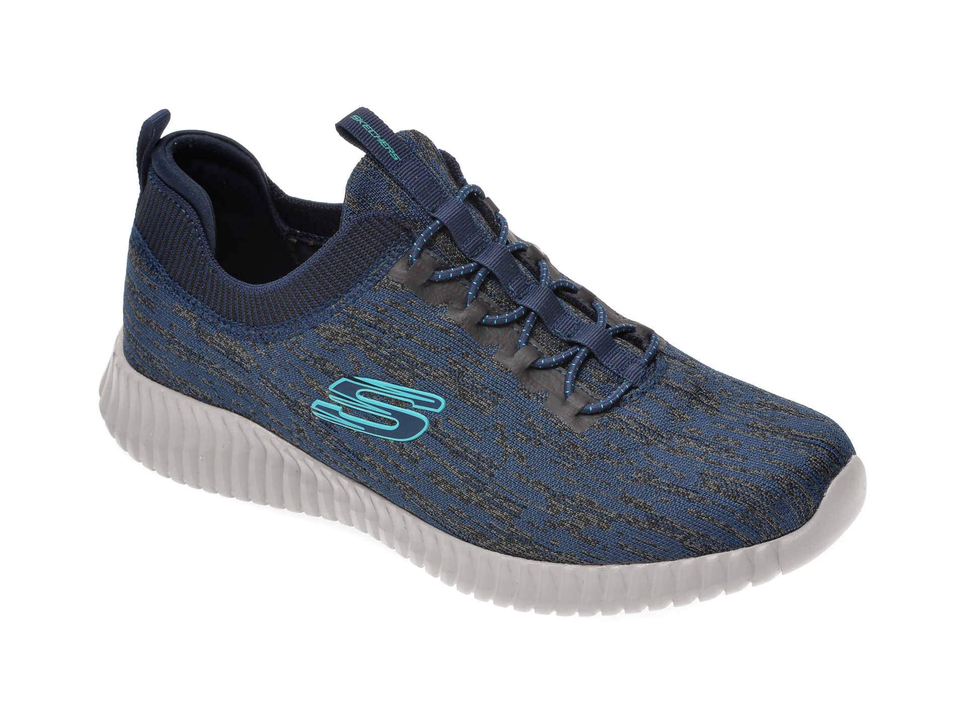 Pantofi sport SKECHERS bleumarin, Elite Flex Hartnell, din material textil New