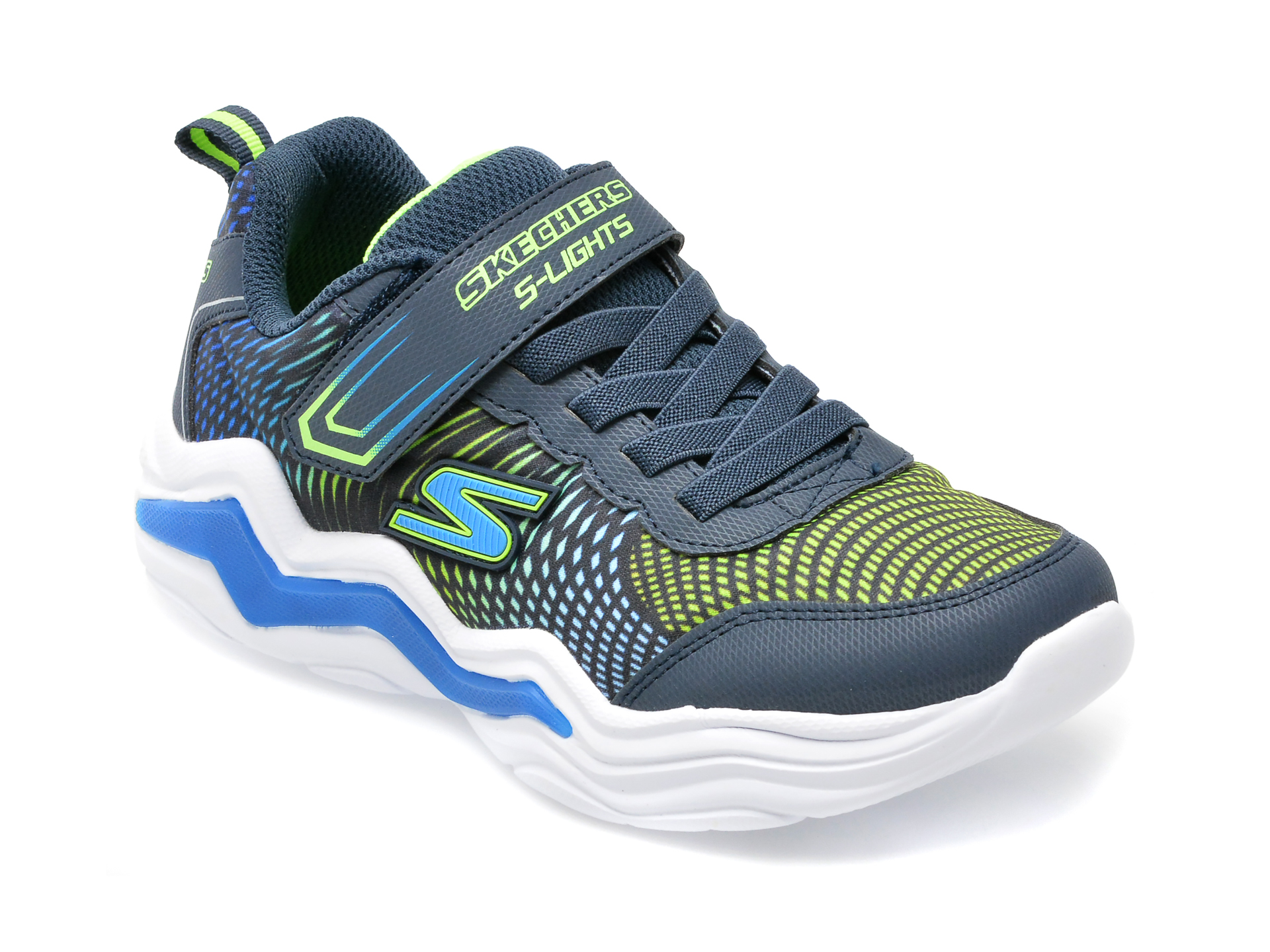 Pantofi sport SKECHERS bleumarin, ERUPTERS IV, din material textil si piele ecologica BAIETI 2023-09-28