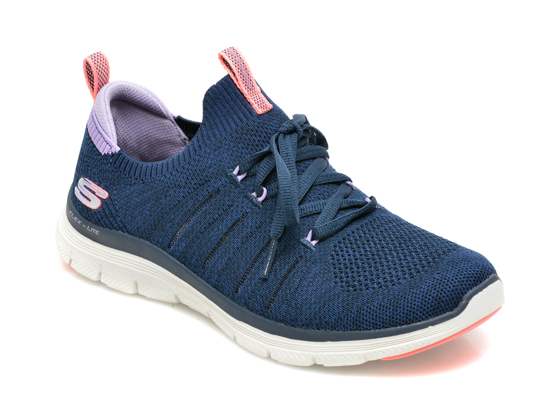 Pantofi sport SKECHERS bleumarin, Flex Appeal 4.0, din material textil Skechers otter.ro