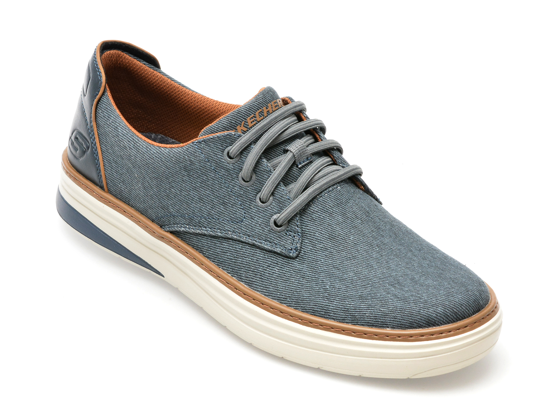 Pantofi sport SKECHERS bleumarin, HYLAND, din material textil