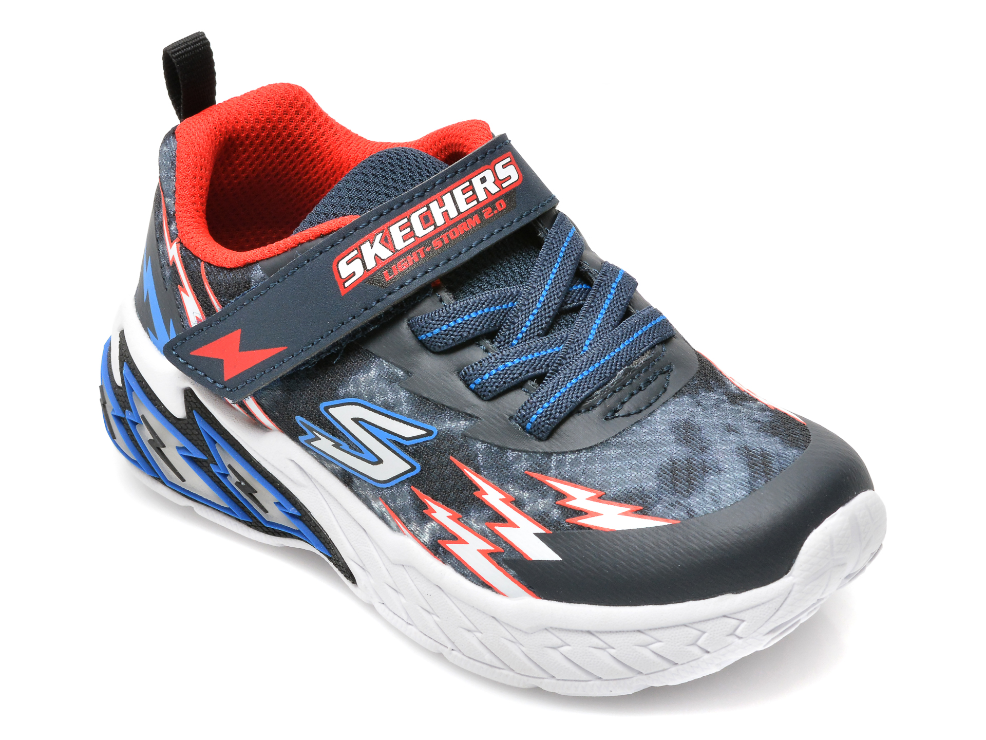 Pantofi sport SKECHERS bleumarin, LIGHT STORM, din material textil /copii/incaltaminte