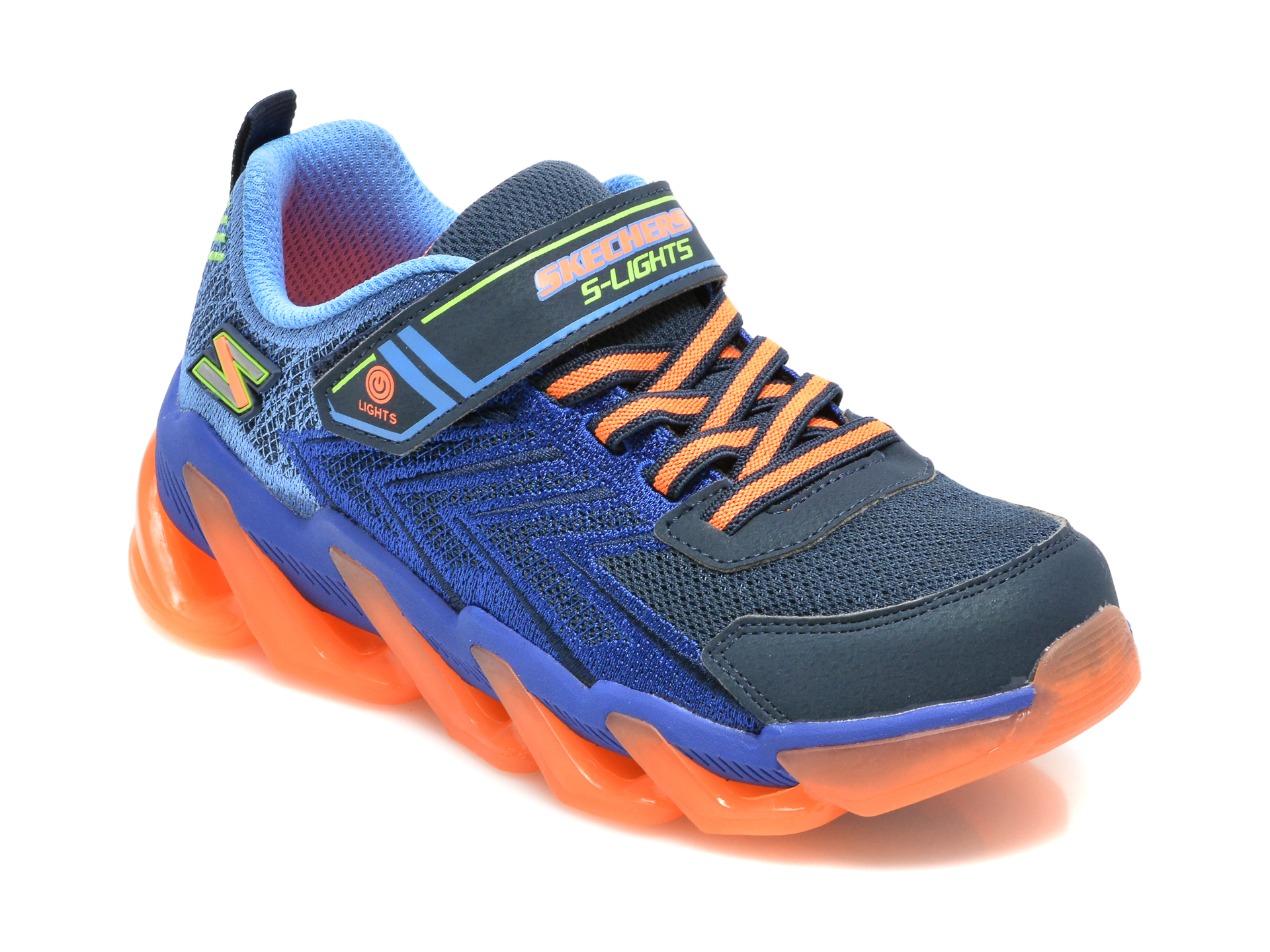 Pantofi sport SKECHERS bleumarin, MEGA-SURGE, din material textil si piele ecologica otter.ro imagine super redus 2022