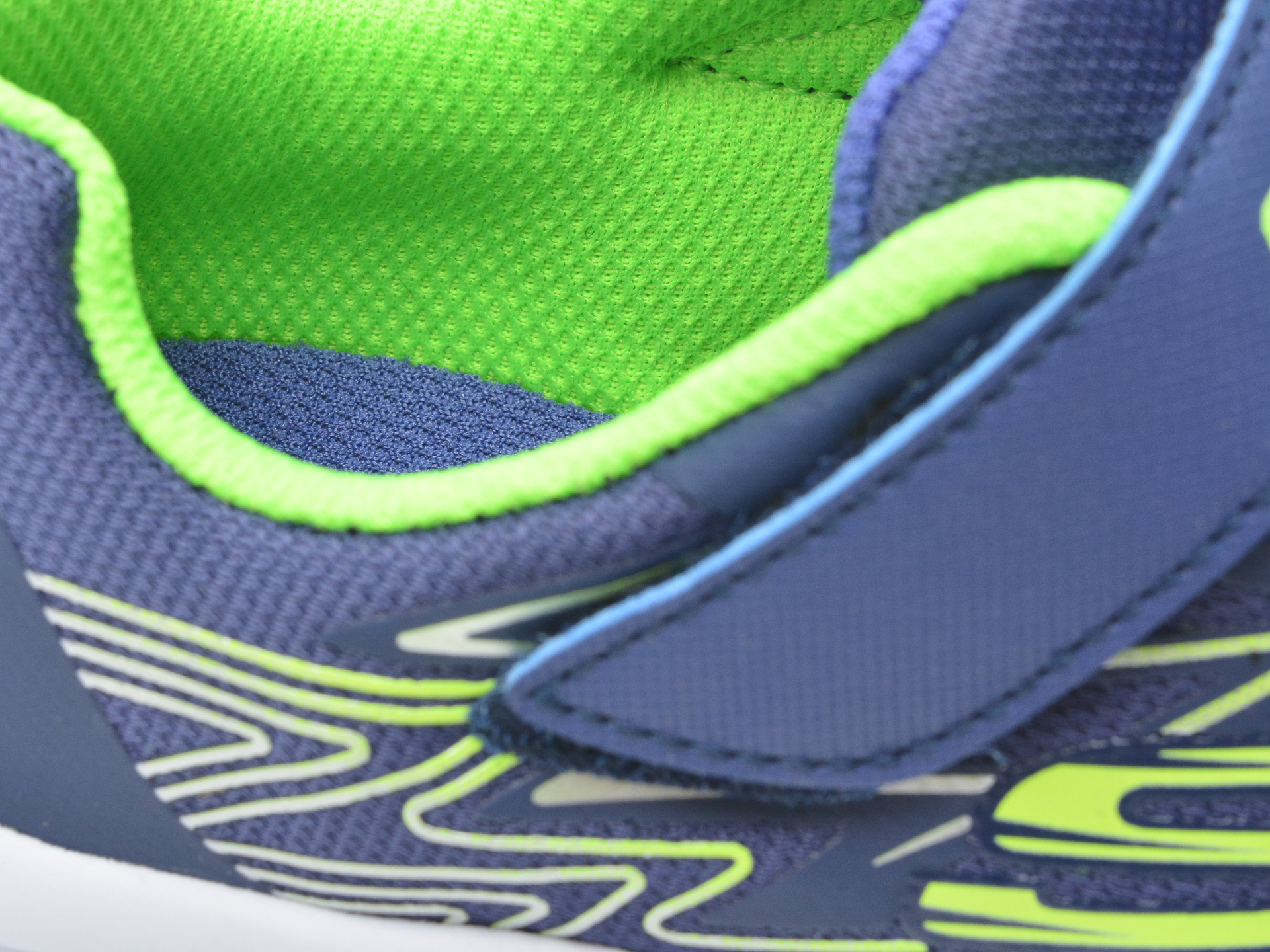 Pantofi sport SKECHERS bleumarin, MICROSPEC , din material textil si piele ecologica - 3