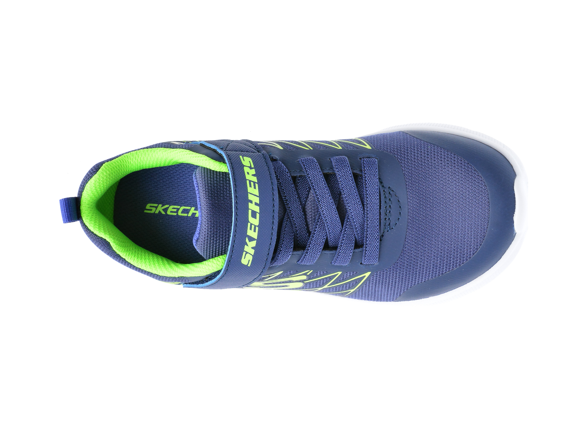 Pantofi sport SKECHERS bleumarin, MICROSPEC , din material textil si piele ecologica - 6