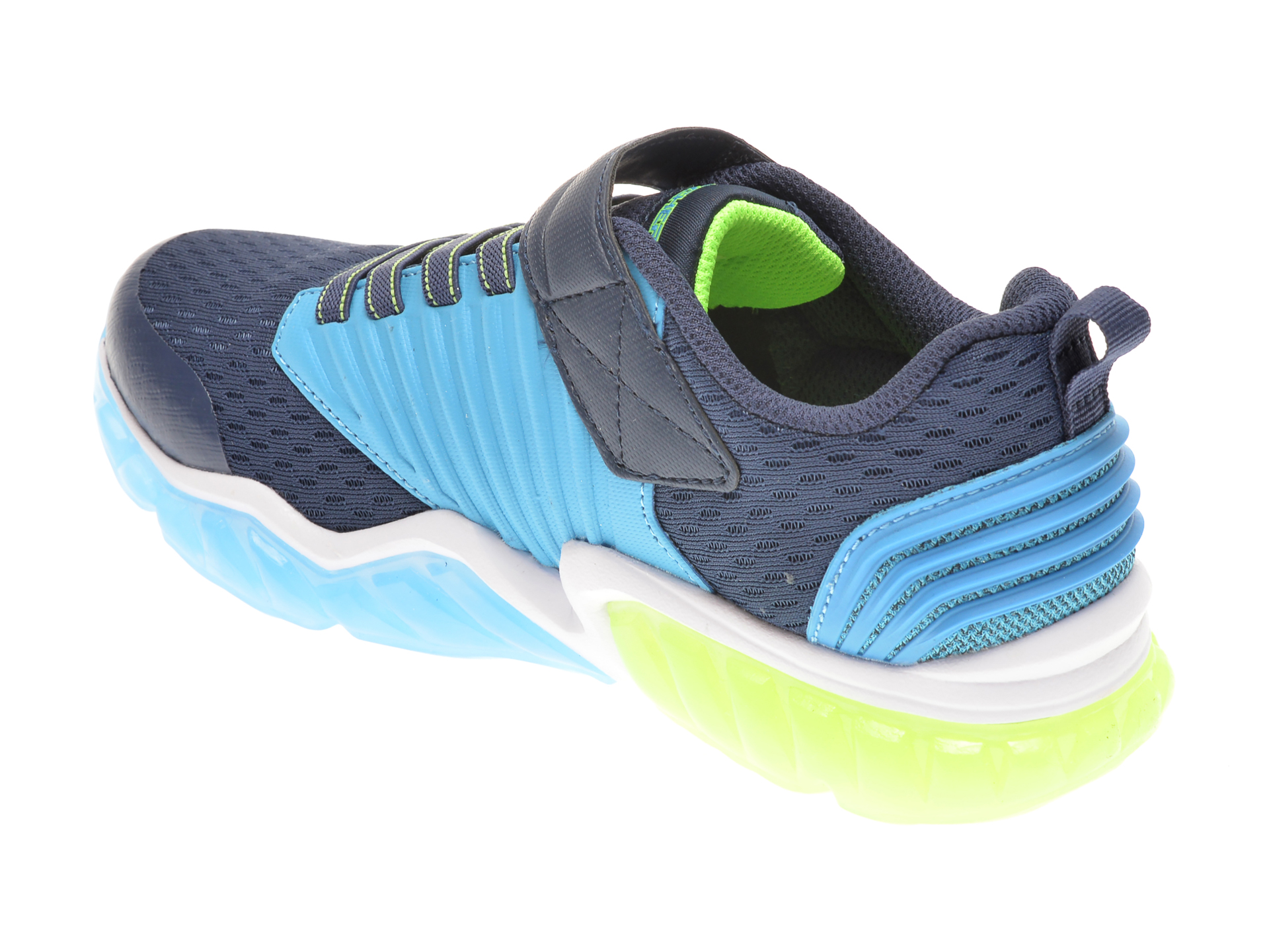 Pantofi sport SKECHERS bleumarin, RAPID FLASH, din material textil - 5