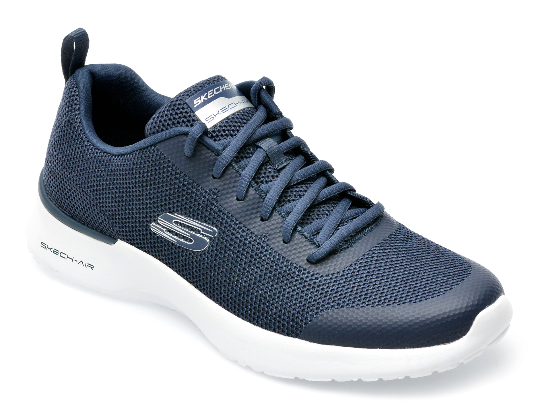 Pantofi sport SKECHERS bleumarin, SKECH-AIR DYNAMIGHT, din material textil /barbati/pantofi imagine super redus 2022
