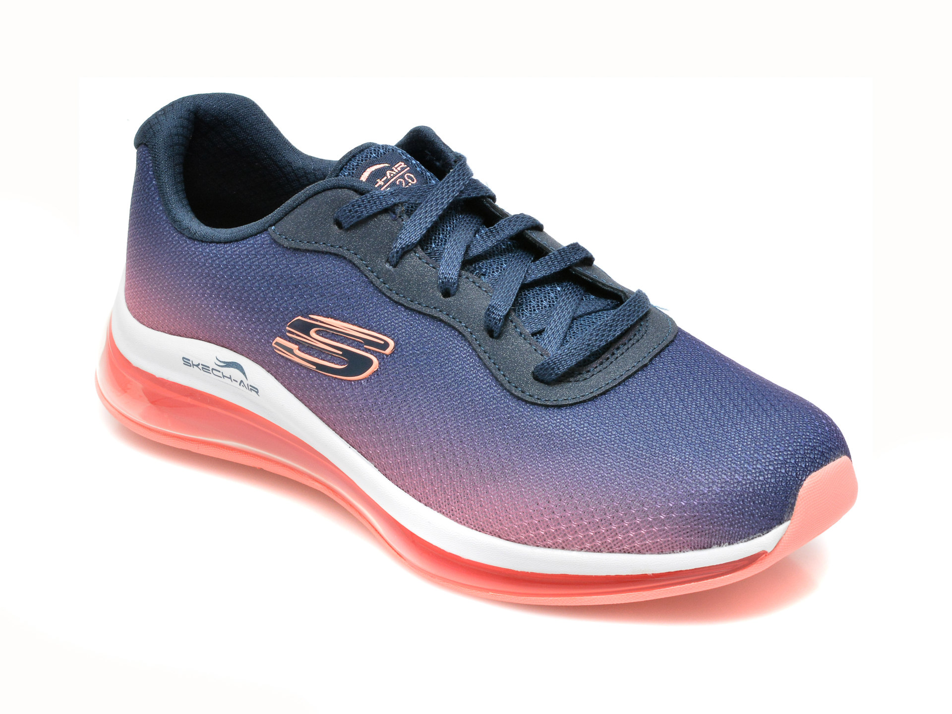 Pantofi sport SKECHERS bleumarin, SKECH-AIR ELEMENT 2.0, din material textil otter imagine noua
