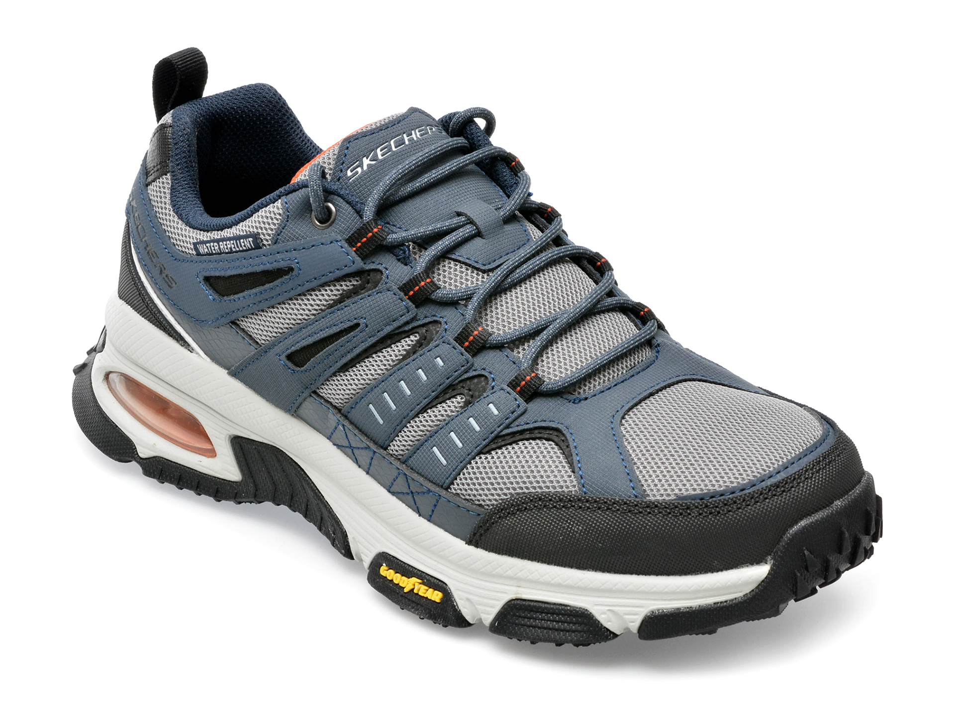 Pantofi sport SKECHERS bleumarin, SKECH-AIR ENVOY, din material textil si pvc /barbati/pantofi imagine noua 2022