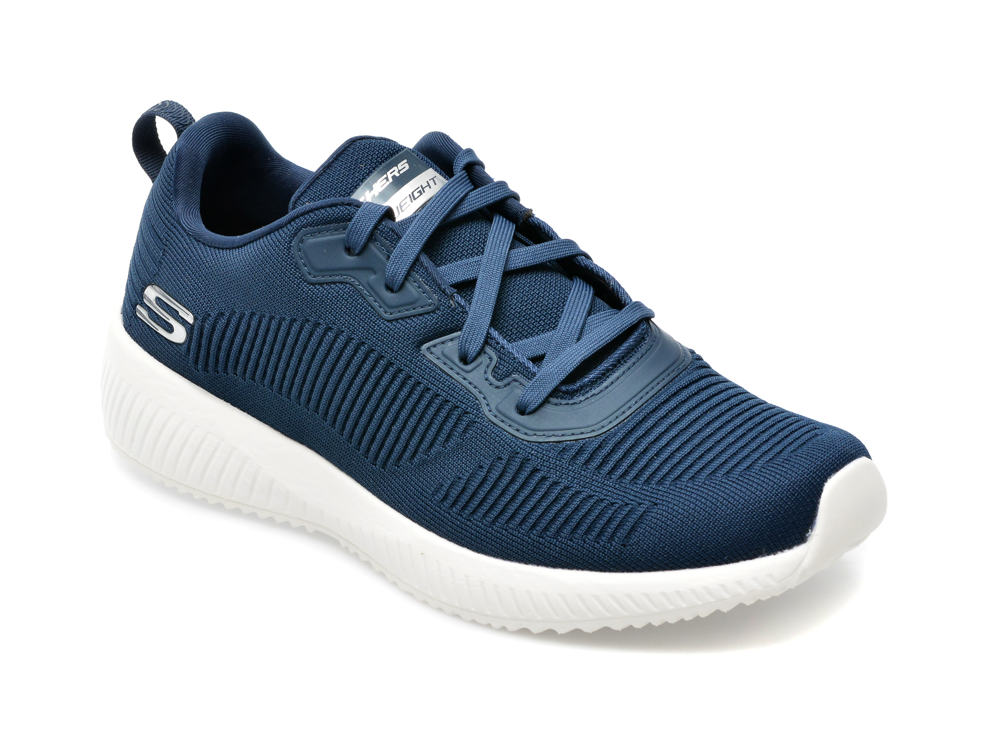 Pantofi sport SKECHERS bleumarin, SKECHERS SQUAD, din material textil /barbati/pantofi imagine super redus 2022