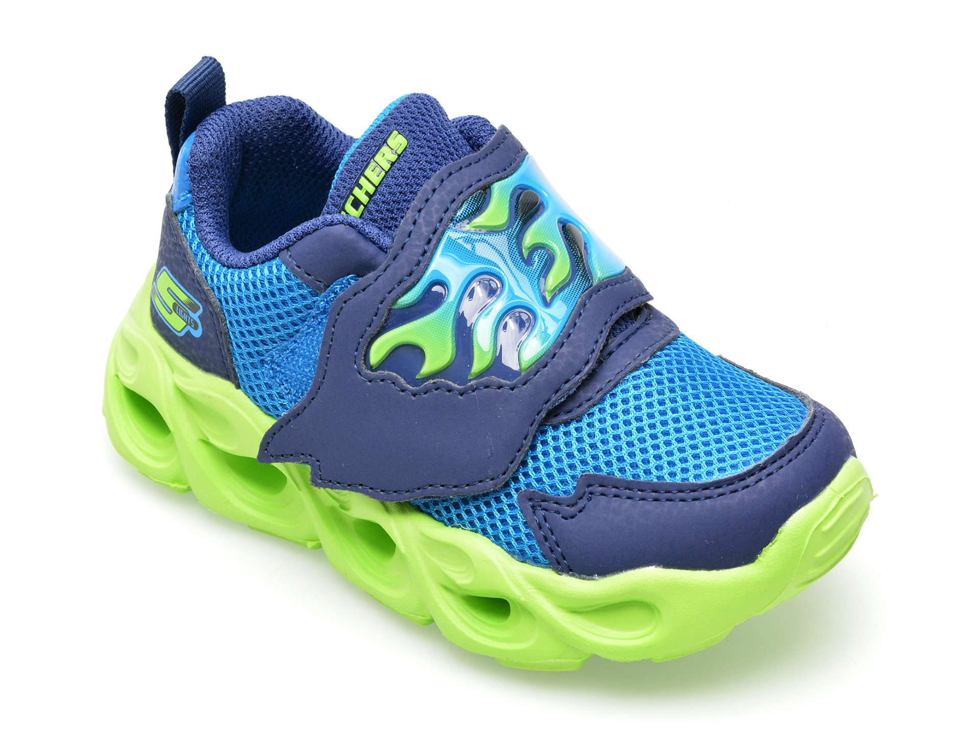 Pantofi sport SKECHERS bleumarin, THERMO-FLASH, din material textil si piele ecologica /copii/incaltaminte imagine super redus 2022