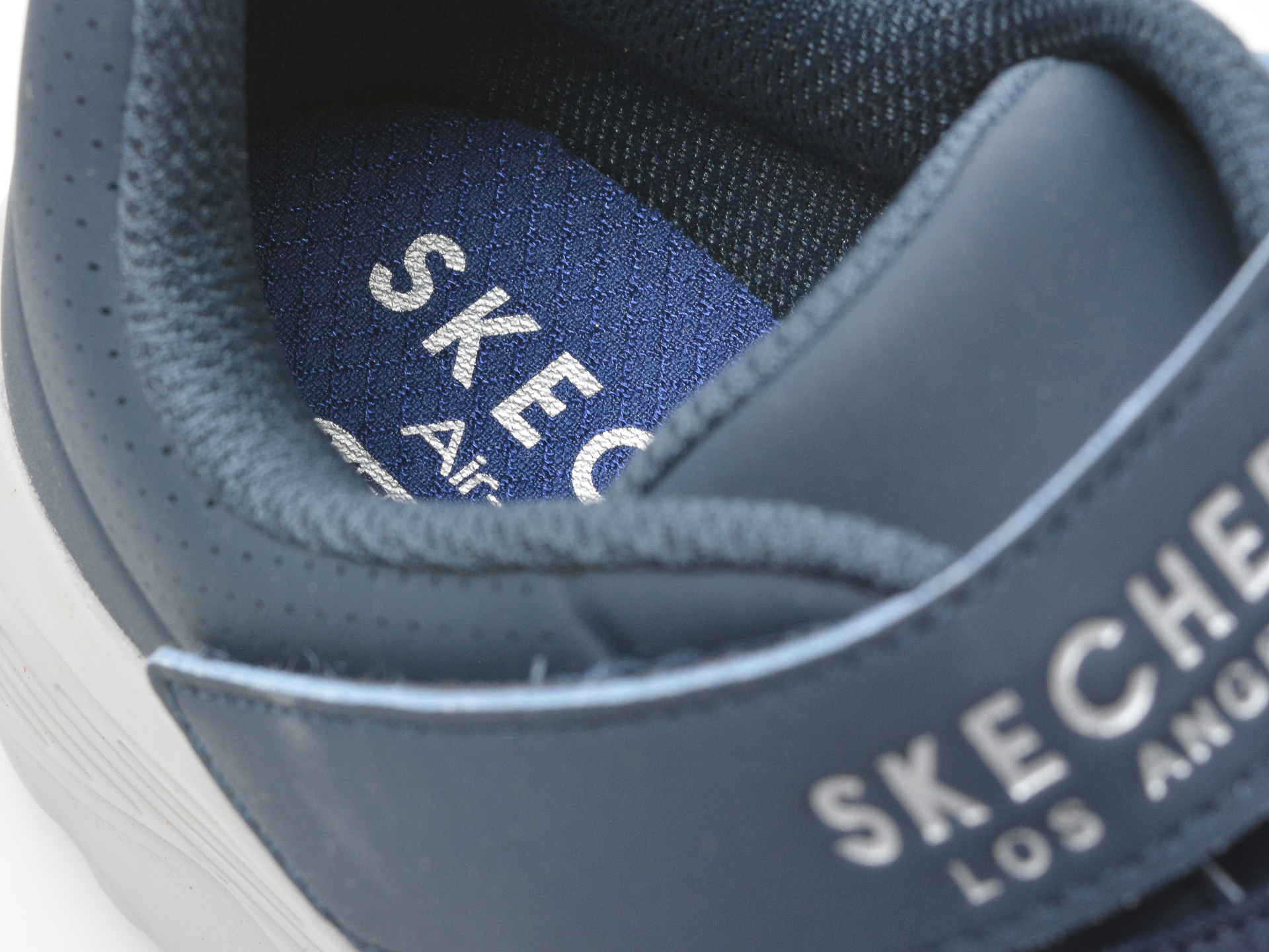 Pantofi sport SKECHERS bleumarin, UNO LITE, din piele ecologica - 3