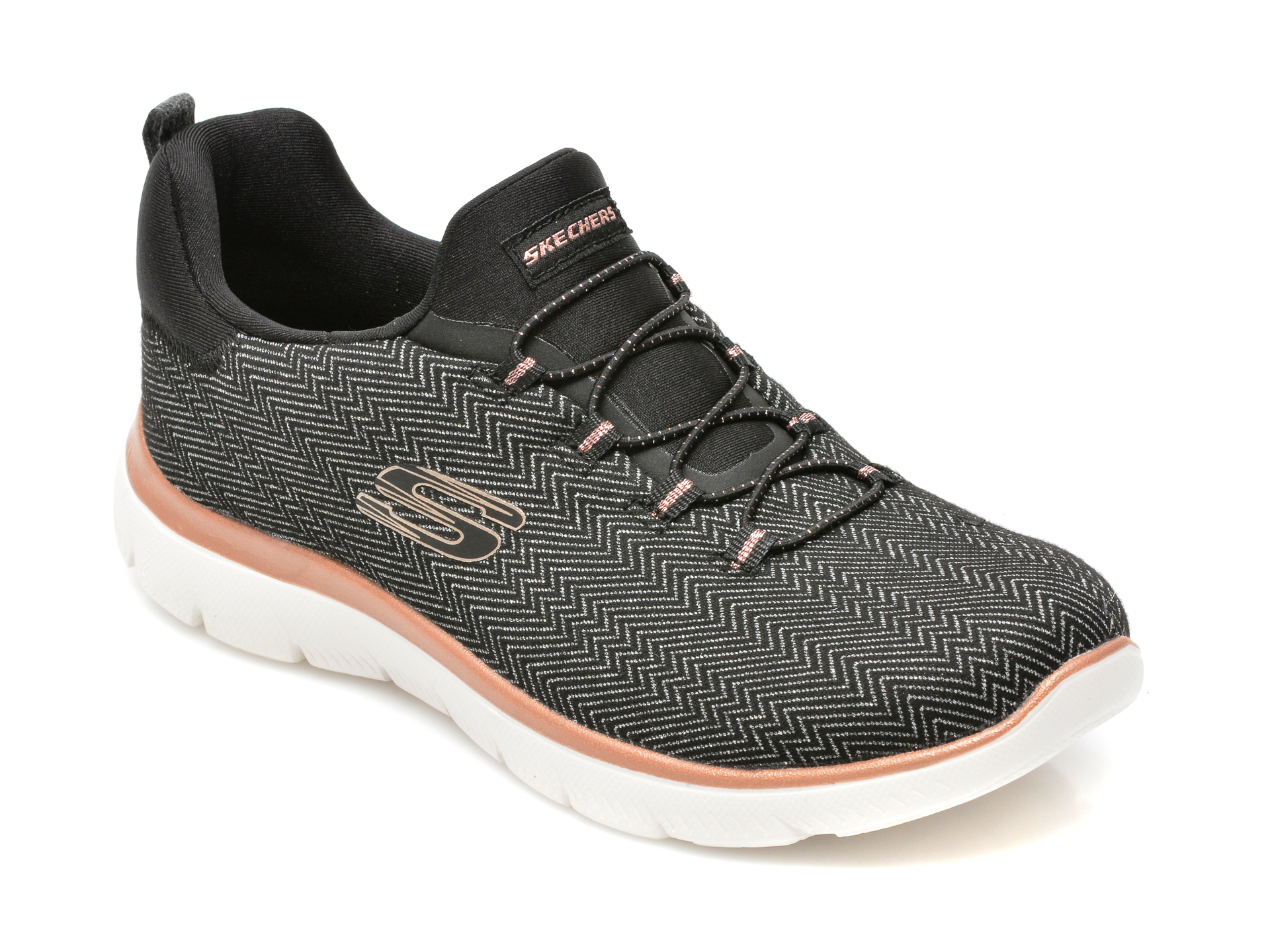 Pantofi sport SKECHERS gri, SUMMITS, din material textil otter.ro imagine super redus 2022