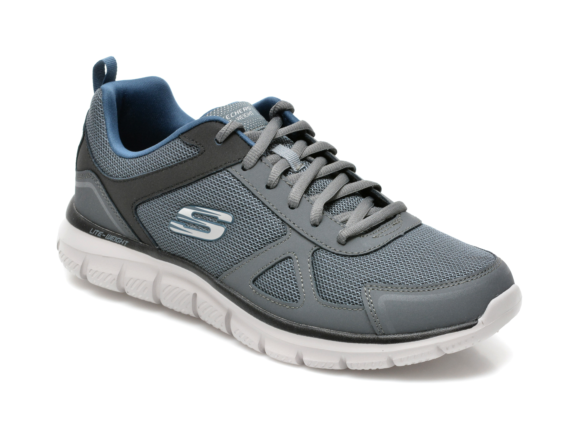 Pantofi sport SKECHERS gri, Track Scloric, din material textil Skechers otter.ro