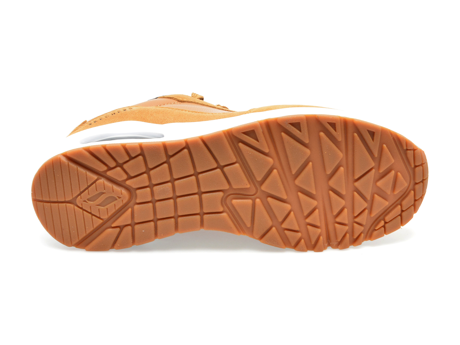 Pantofi sport SKECHERS maro, UNO, din piele naturala