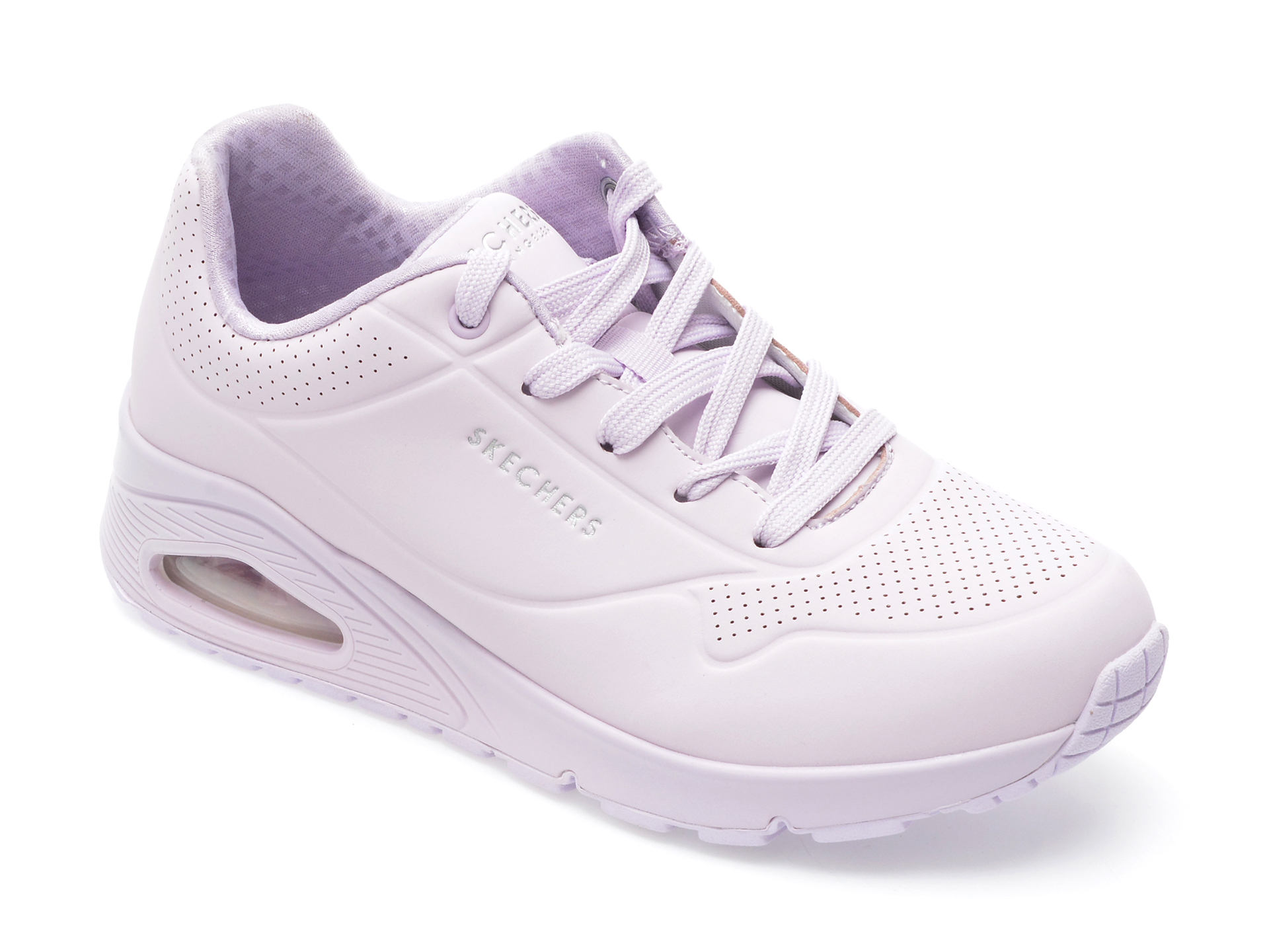 Pantofi sport SKECHERS mov, UNO, din piele ecologica /femei/pantofi imagine super redus 2022