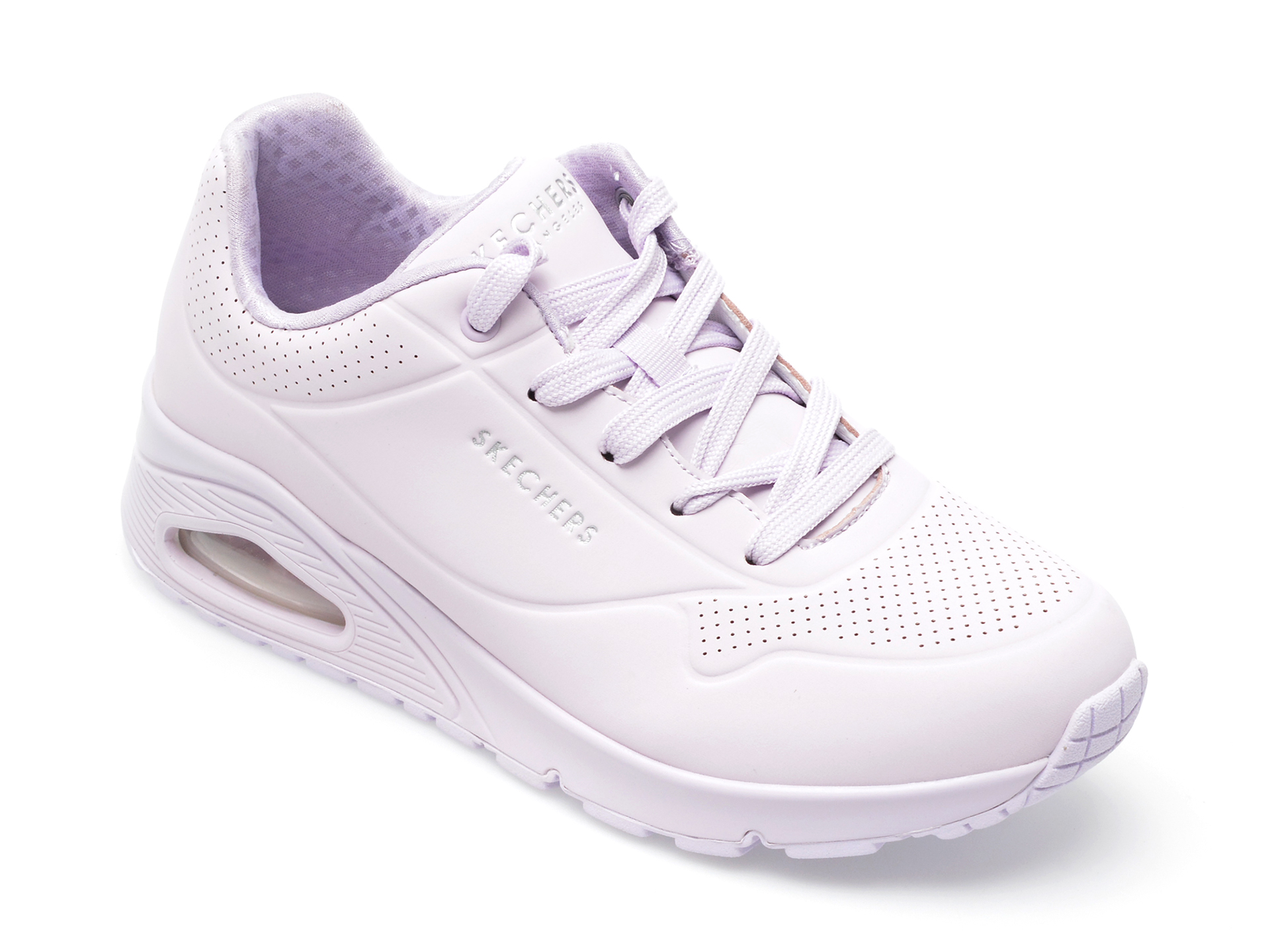 Pantofi sport SKECHERS mov, UNO, din piele ecologica /femei/pantofi imagine super redus 2022