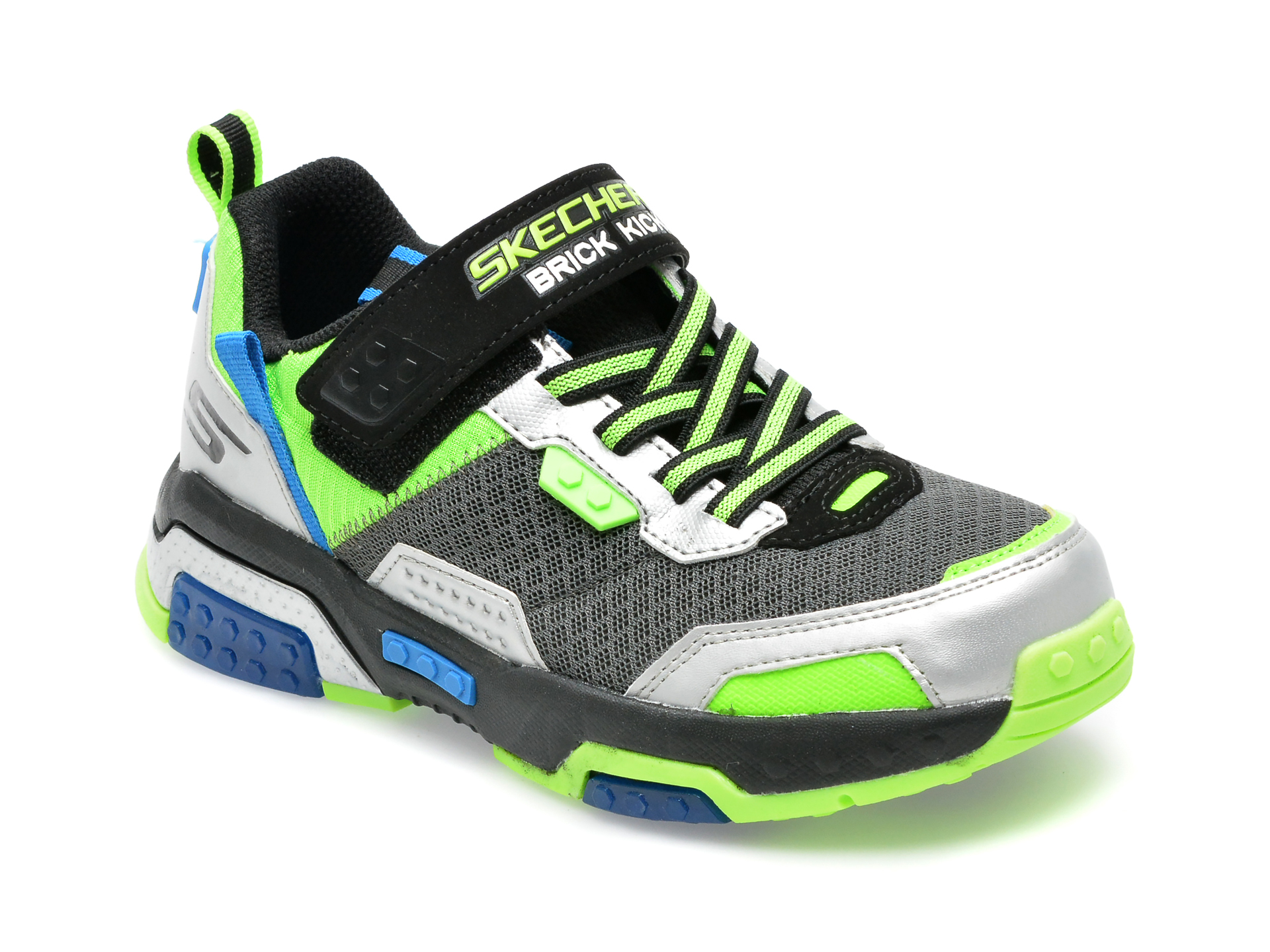 Pantofi sport SKECHERS multicolor, BRICK KICKS, din material textil si piele ecologica (Brick) imagine super redus 2022